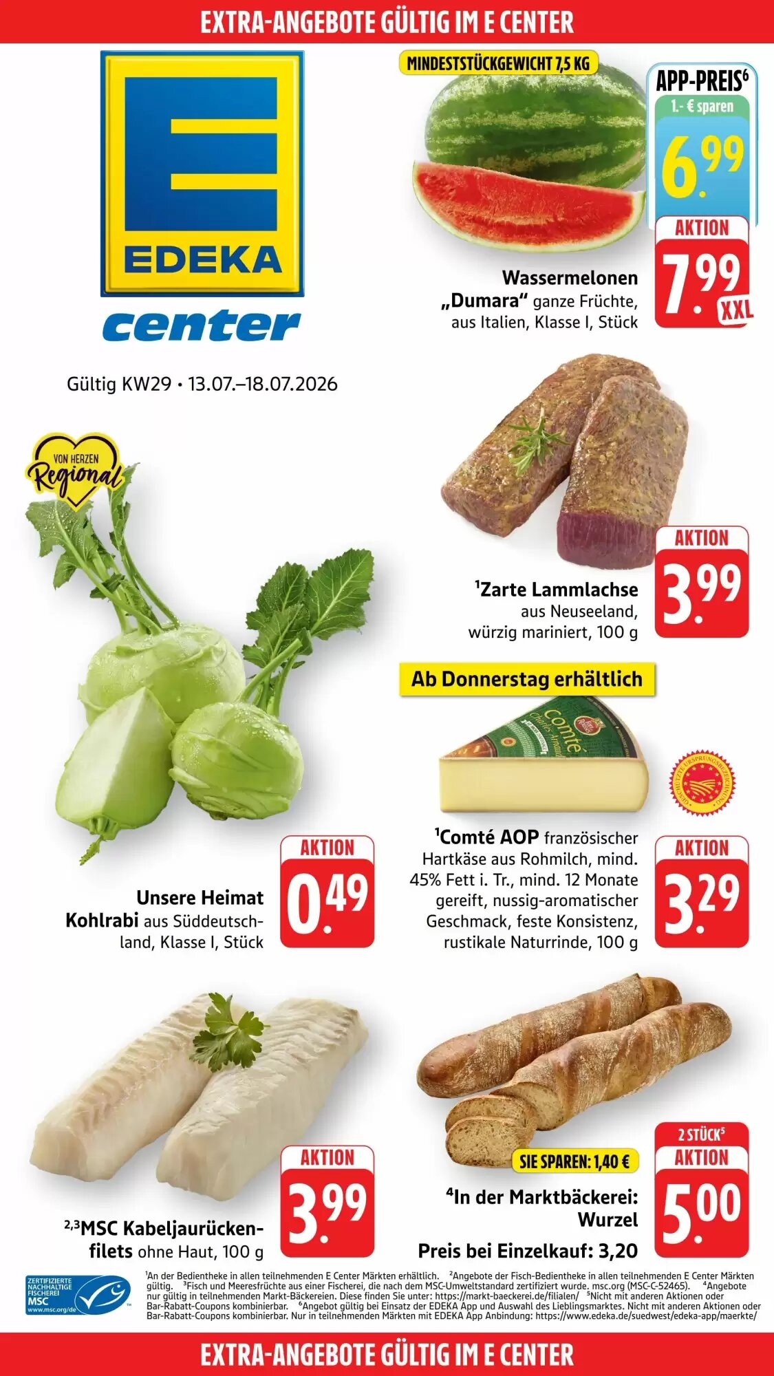 EDEKA Berger Prospekt (ab 13.07.2026) zum Blättern - Seite 46