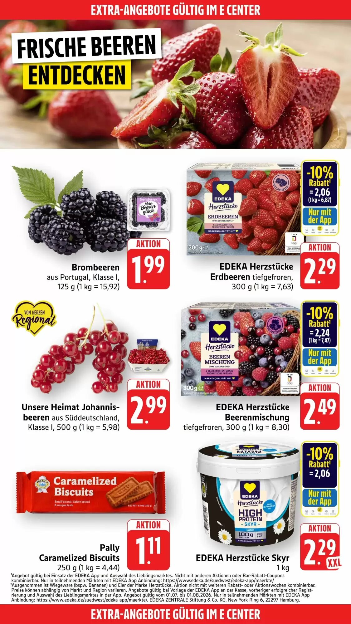 EDEKA Berger Prospekt (ab 13.07.2026) zum Blättern - Seite 50