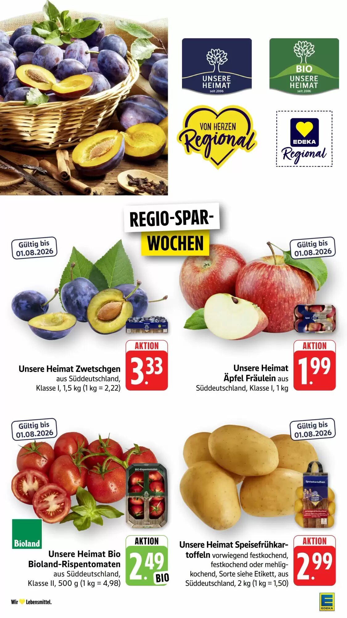 EDEKA Berger Prospekt (ab 13.07.2026) zum Blättern - Seite 8