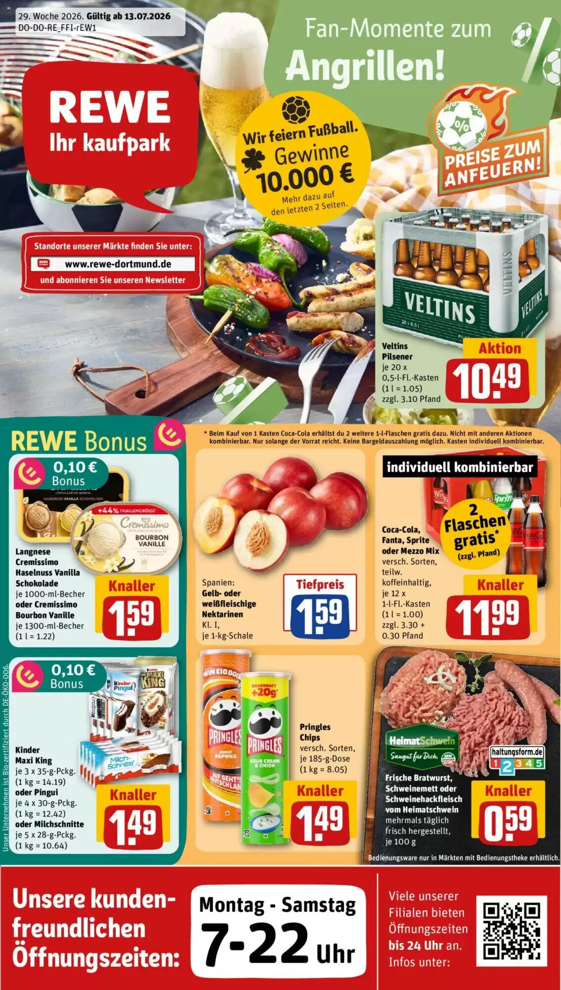 REWE Kaufpark Prospekt (ab 13.07.2026) zum Blättern - Seite 1