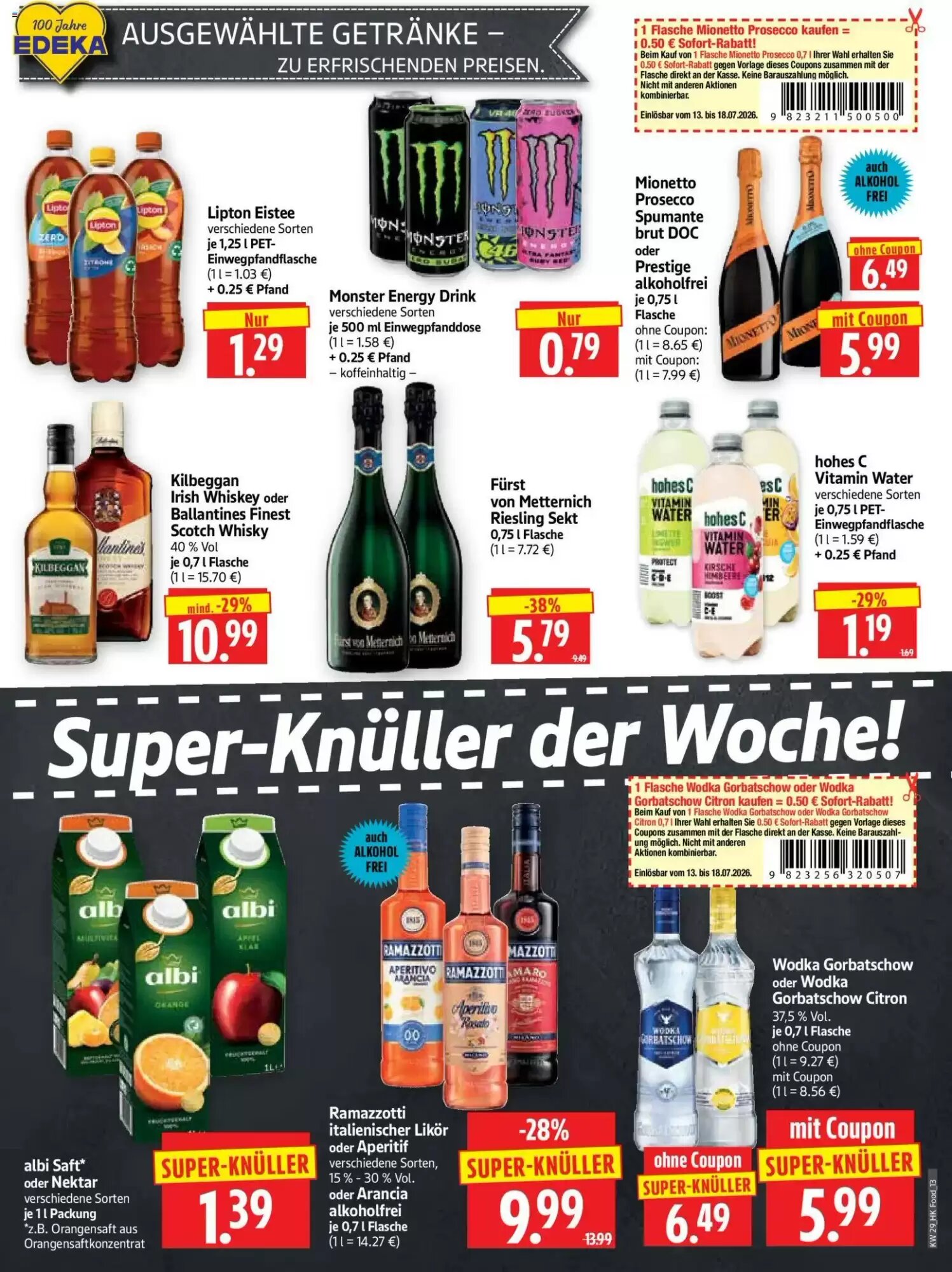 Edeka Herkules Prospekt (ab 13.07.2026) zum Blättern - Seite 13