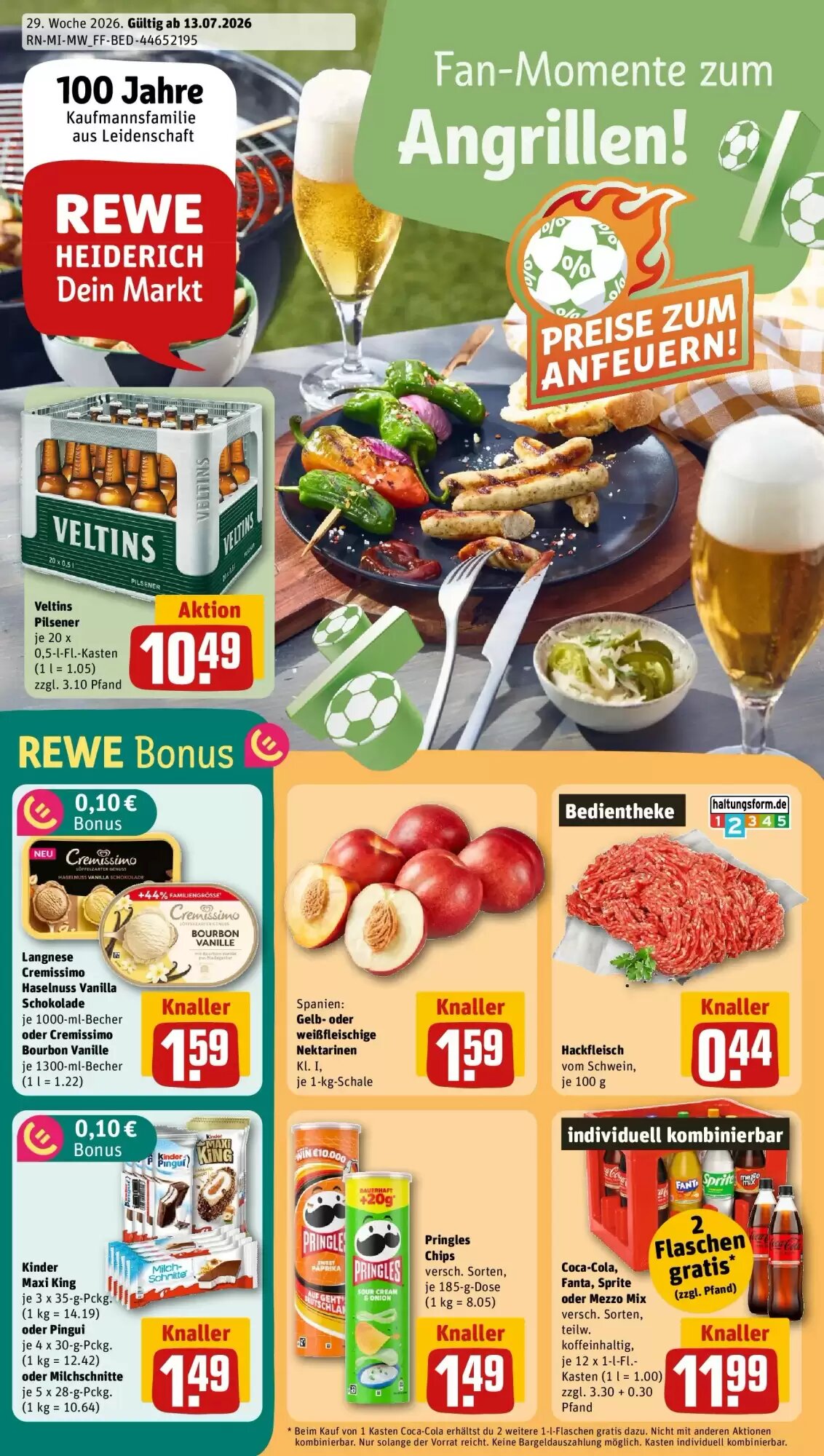 REWE Prospekt (ab 13.07.2026) zum Blättern - Seite 1