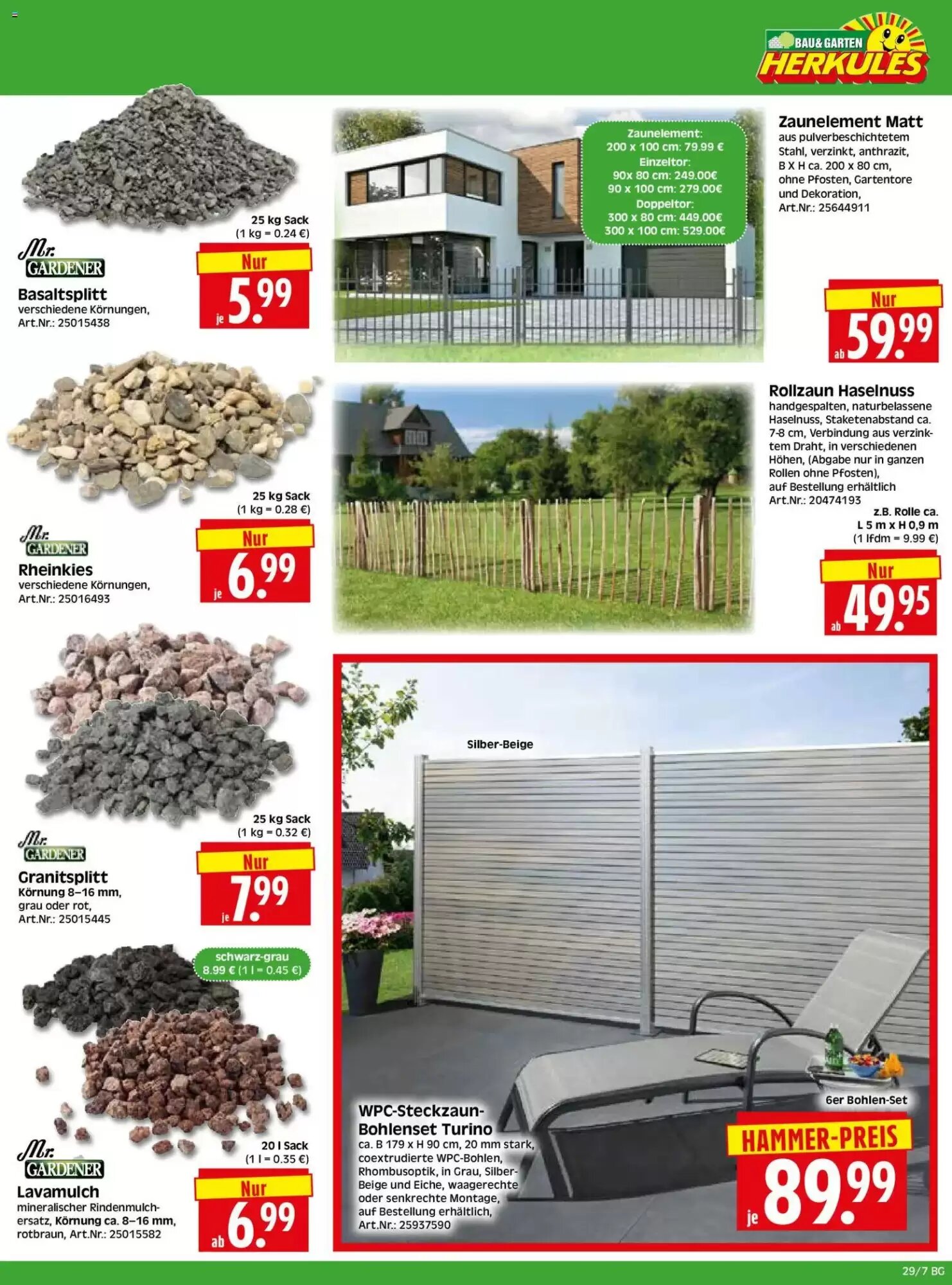 Herkules Baumarkt Prospekt (ab 13.07.2026) zum Blättern - Seite 7