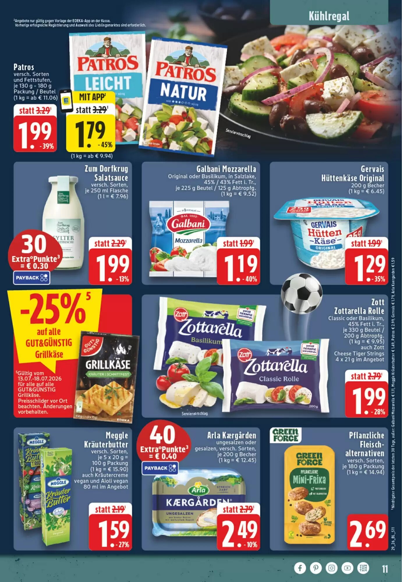 EDEKA Vogl Prospekt (ab 13.07.2026) zum Blättern - Seite 11