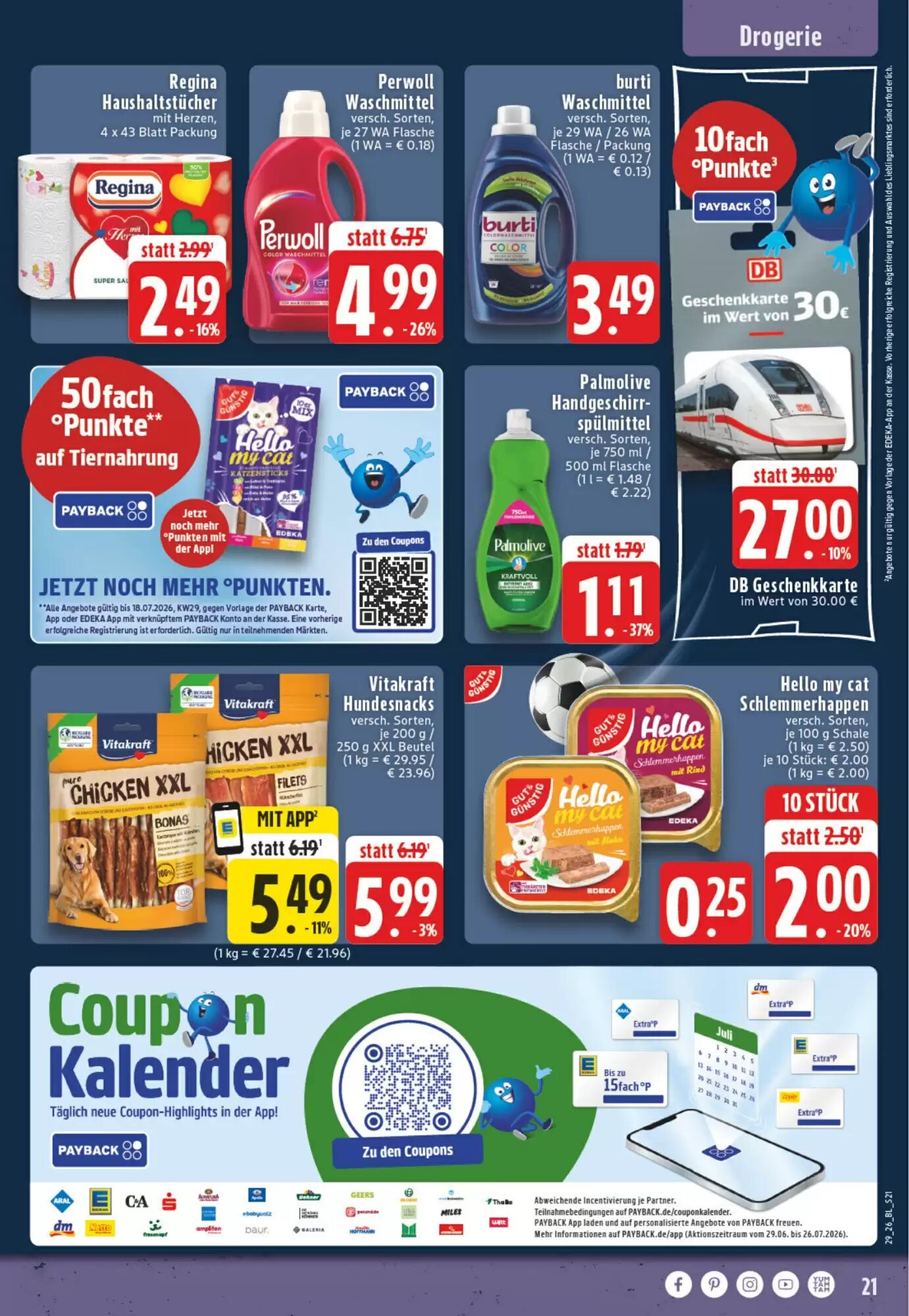 EDEKA Vogl Prospekt (ab 13.07.2026) zum Blättern - Seite 21