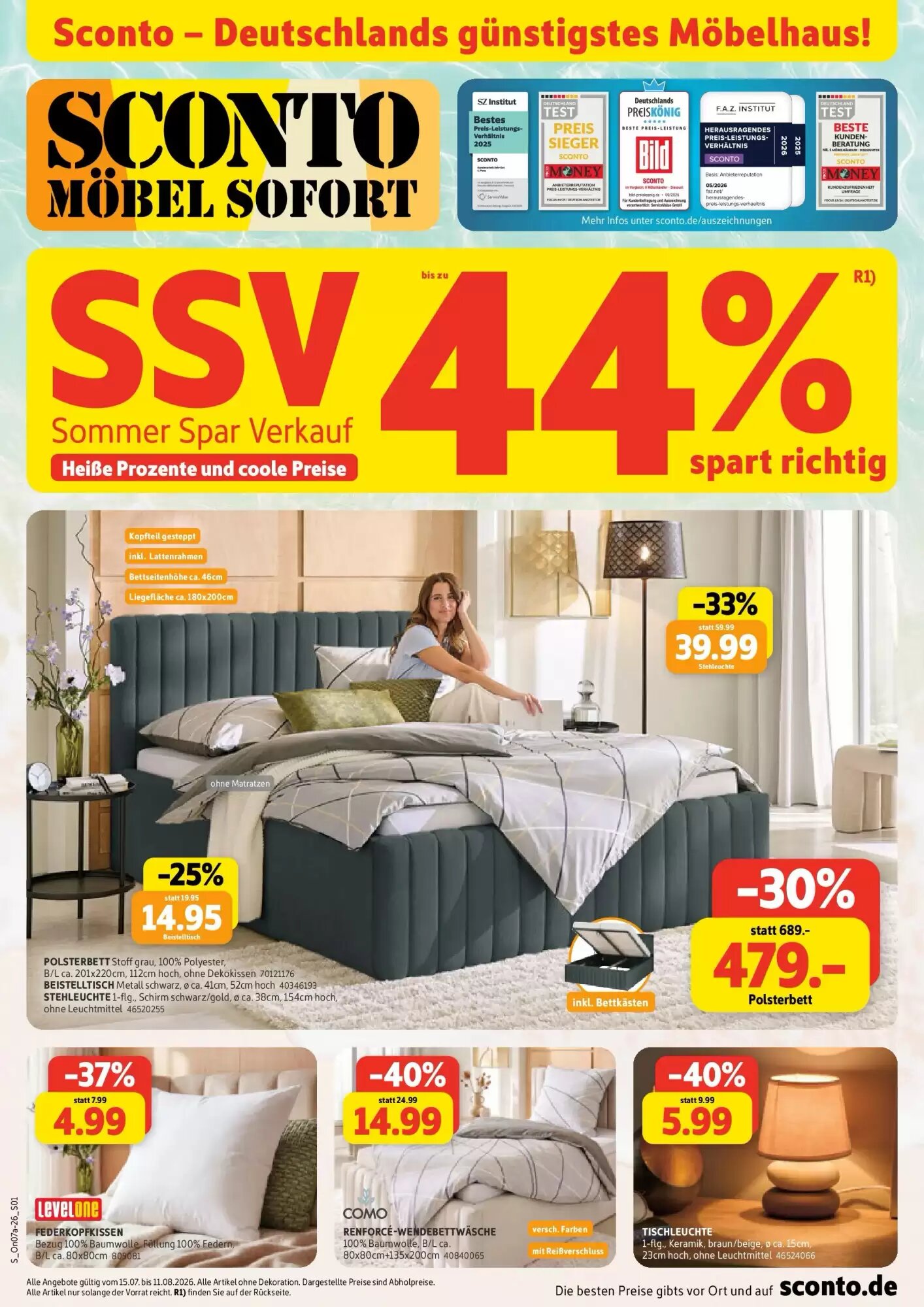 SCONTO Prospekt (ab 14.07.2026) zum Blättern - Seite 1