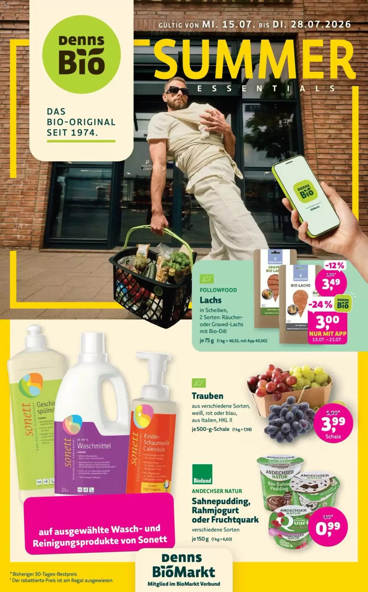 Denns BioMarkt Prospekt (ab 15.07.2026) zum Blättern - Seite 1