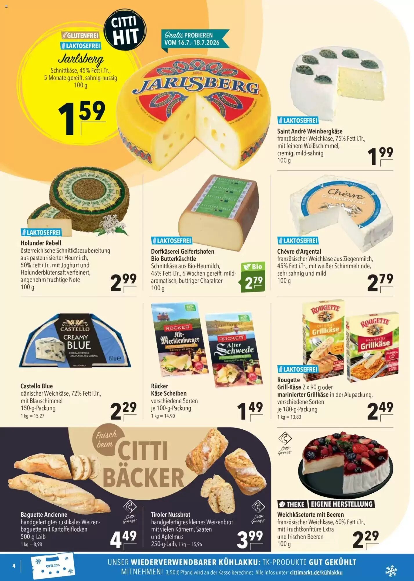 CITTI Markt Prospekt (ab 15.07.2026) zum Blättern - Seite 4