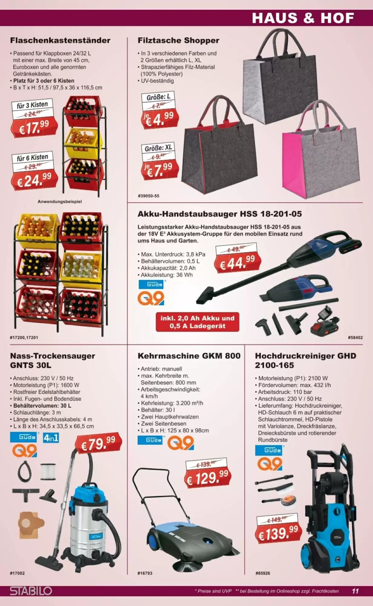 Stabilo Fachmarkt Prospekt (ab 15.07.2026) zum Blättern - Seite 11