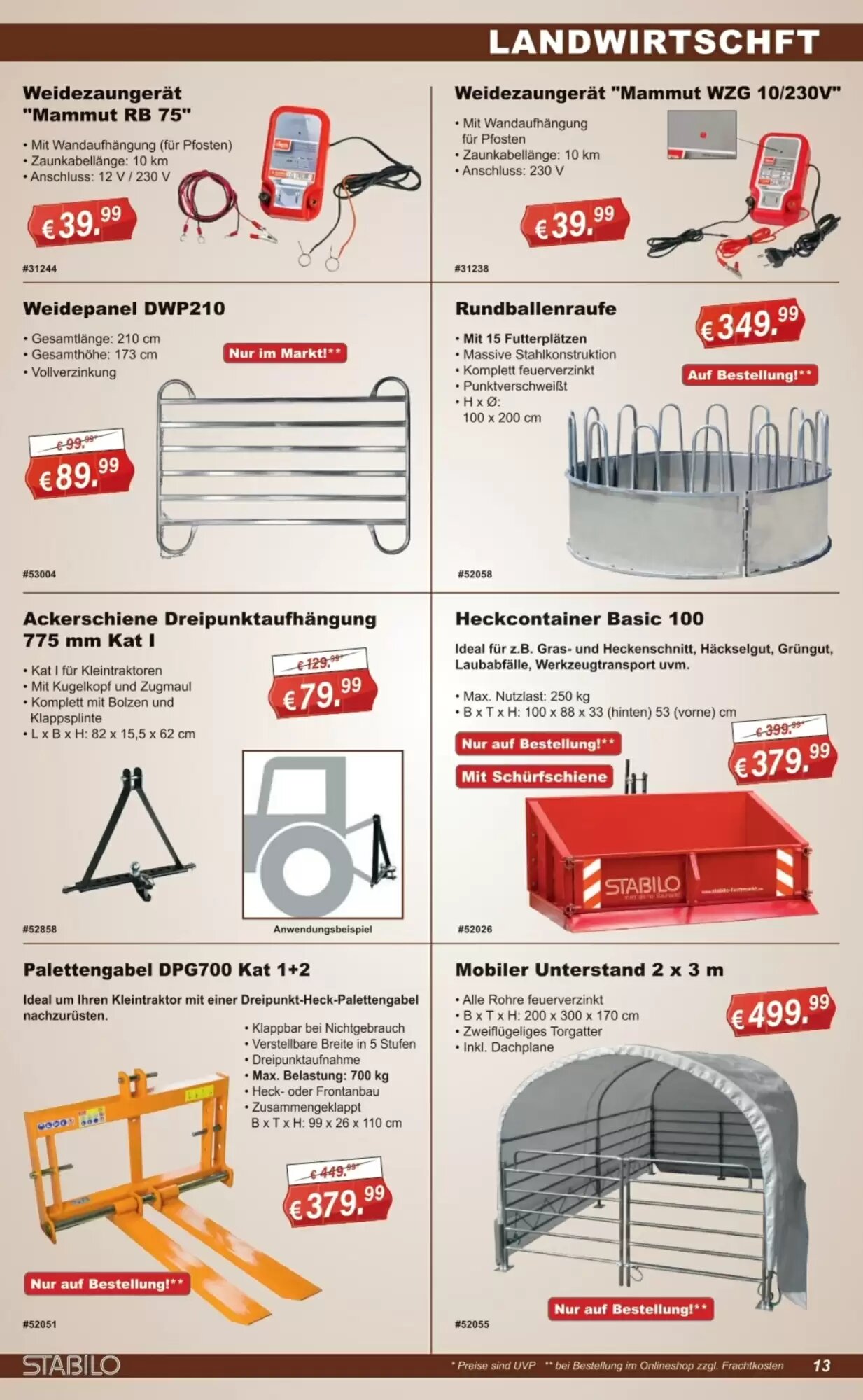 Stabilo Fachmarkt Prospekt (ab 15.07.2026) zum Blättern - Seite 13