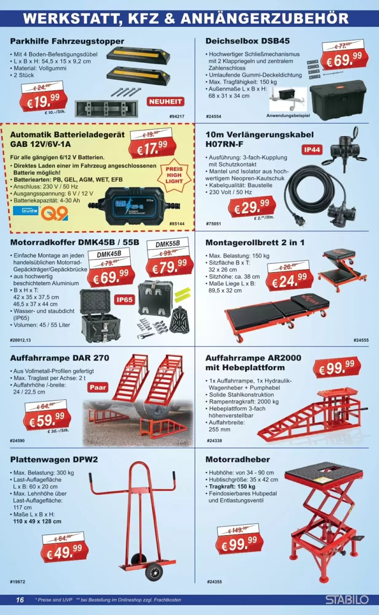 Stabilo Fachmarkt Prospekt (ab 15.07.2026) zum Blättern - Seite 16