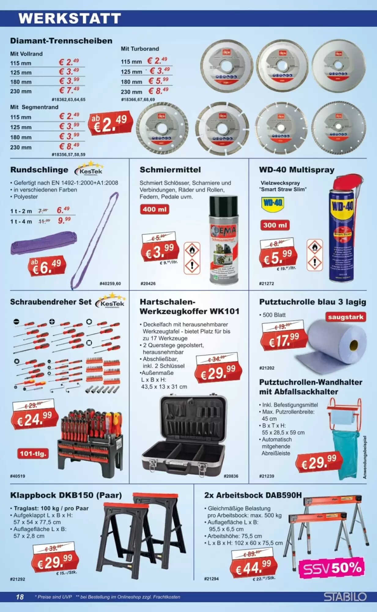 Stabilo Fachmarkt Prospekt (ab 15.07.2026) zum Blättern - Seite 18
