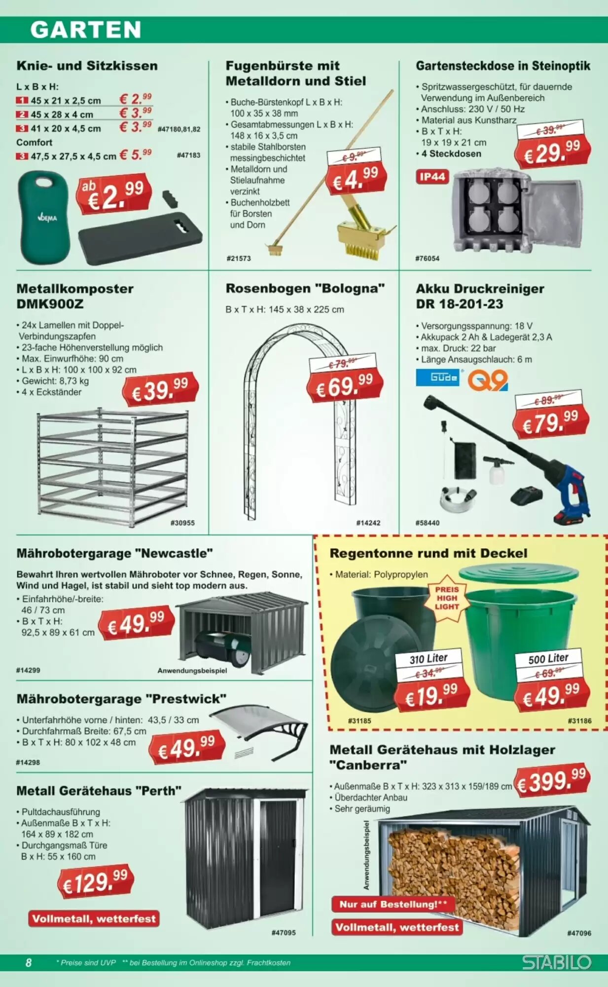 Stabilo Fachmarkt Prospekt (ab 15.07.2026) zum Blättern - Seite 8