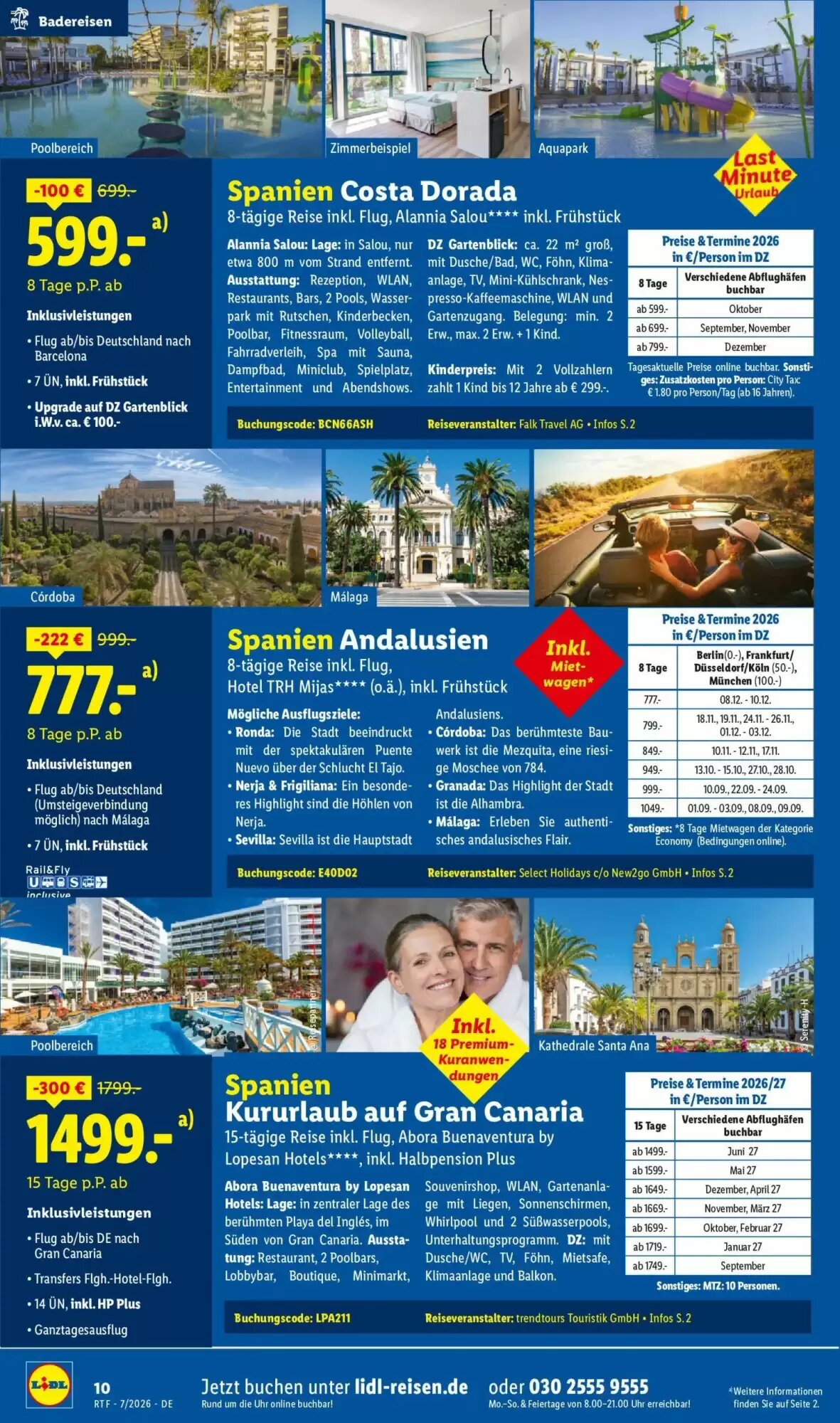 Lidl Reisen Prospekt (ab 15.07.2026) zum Blättern - Seite 10