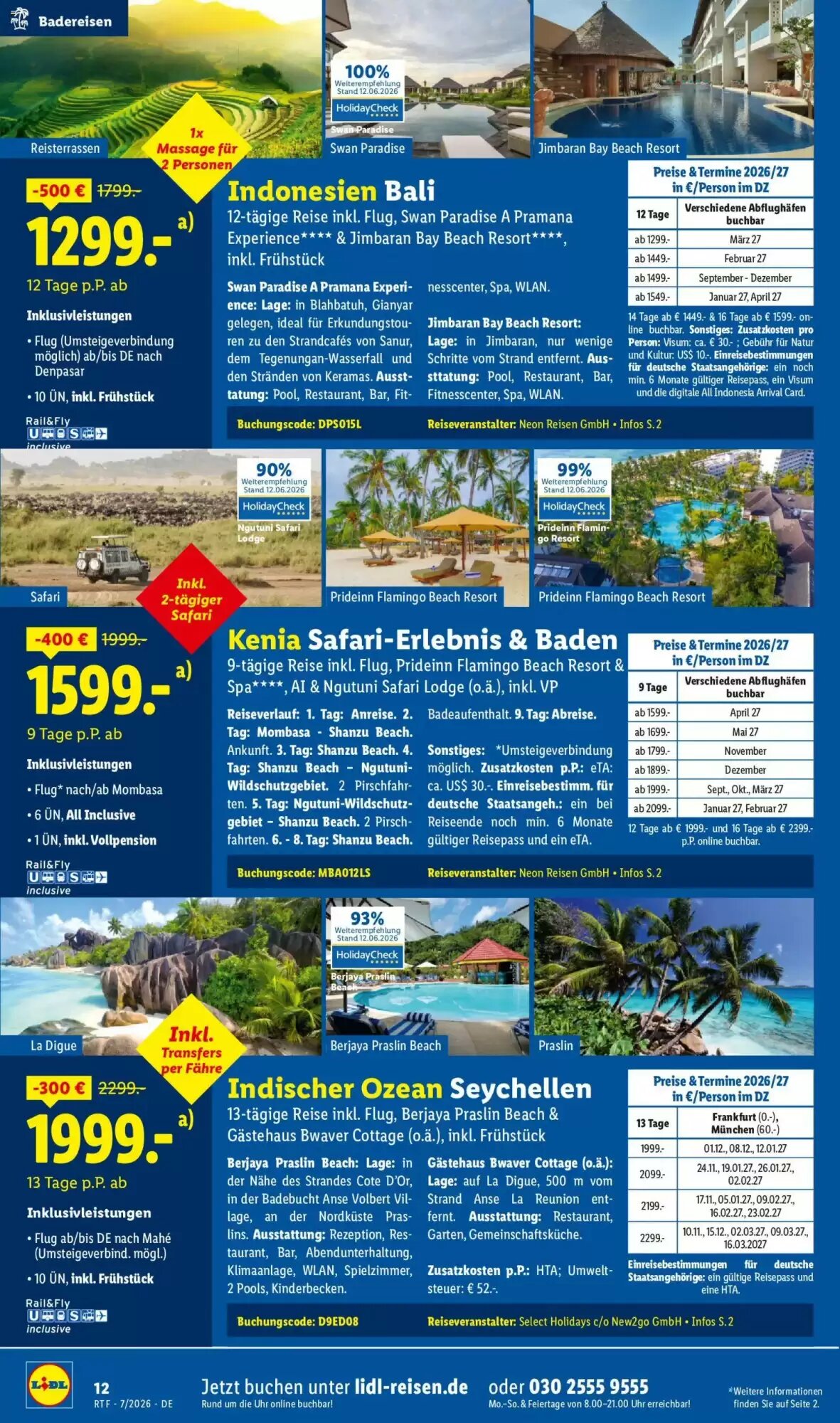 Lidl Reisen Prospekt (ab 15.07.2026) zum Blättern - Seite 12