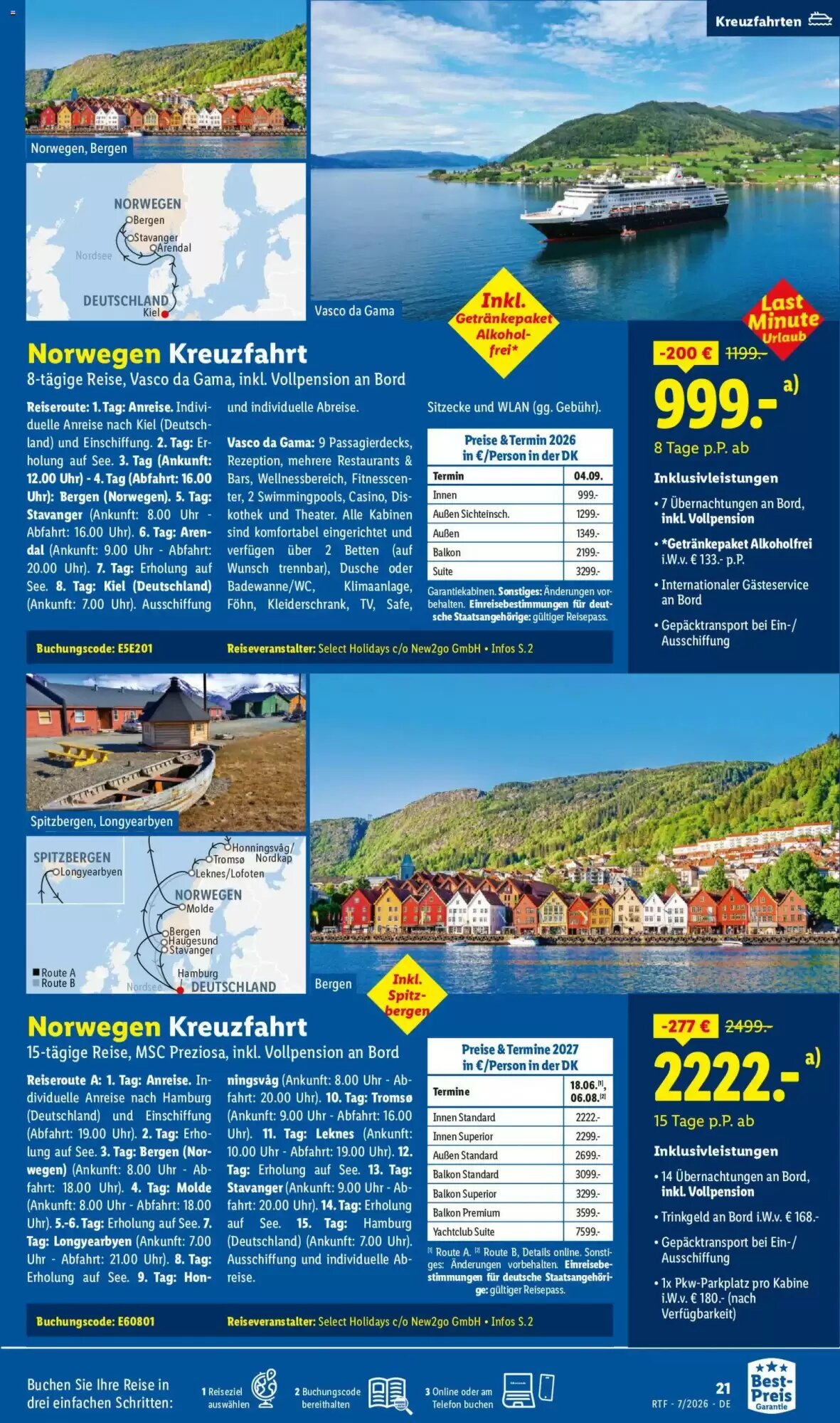 Lidl Reisen Prospekt (ab 15.07.2026) zum Blättern - Seite 21