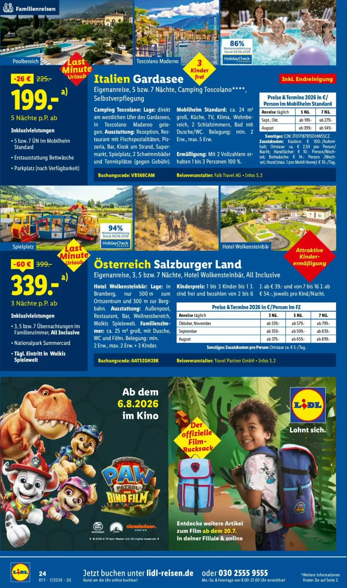 Lidl Reisen Prospekt (ab 15.07.2026) zum Blättern - Seite 24