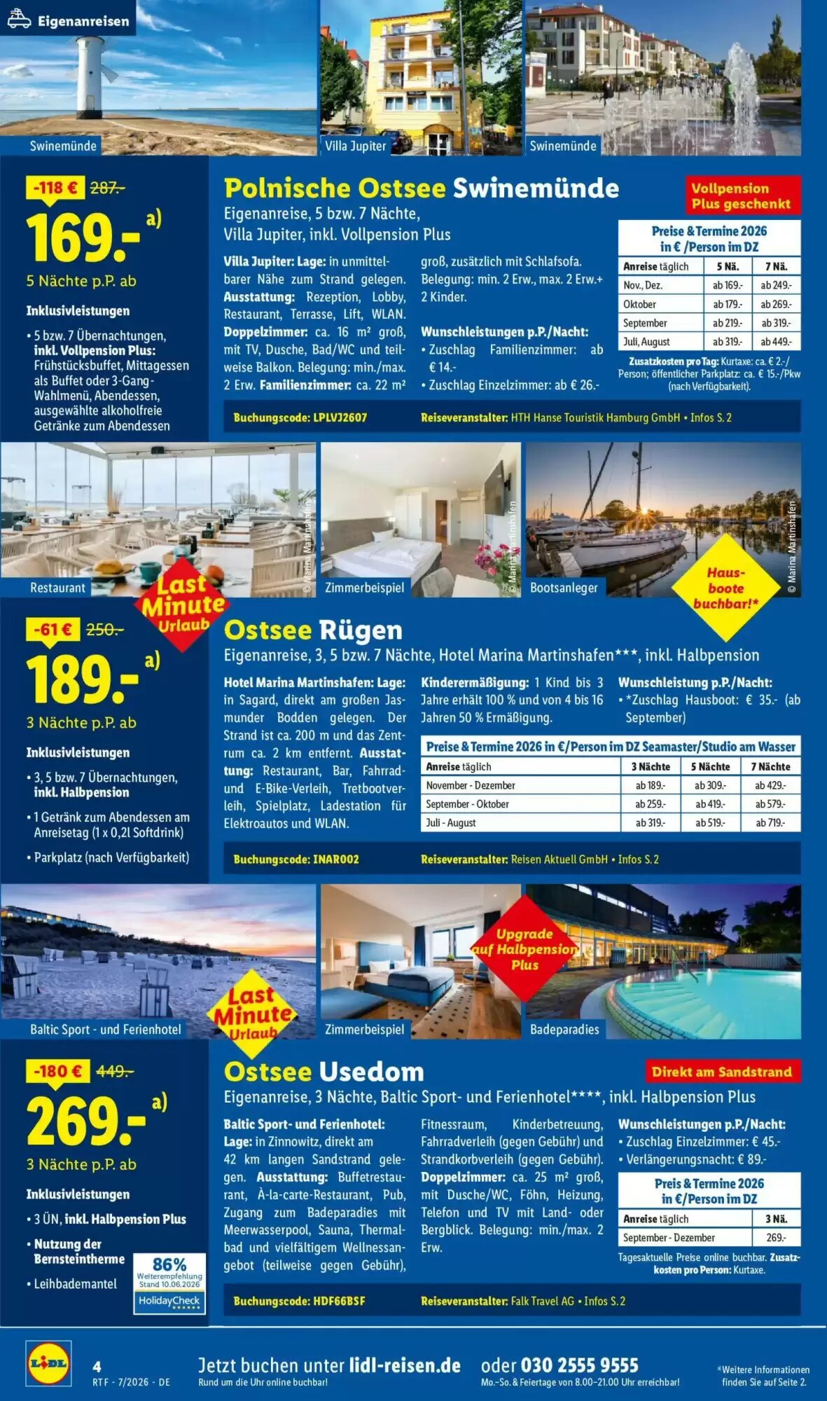 Lidl Reisen Prospekt (ab 15.07.2026) zum Blättern - Seite 4