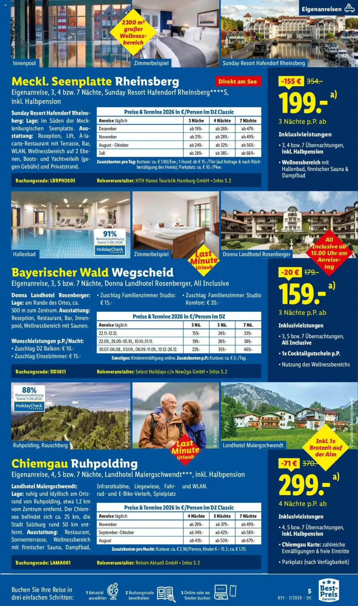 Lidl Reisen Prospekt (ab 15.07.2026) zum Blättern - Seite 5