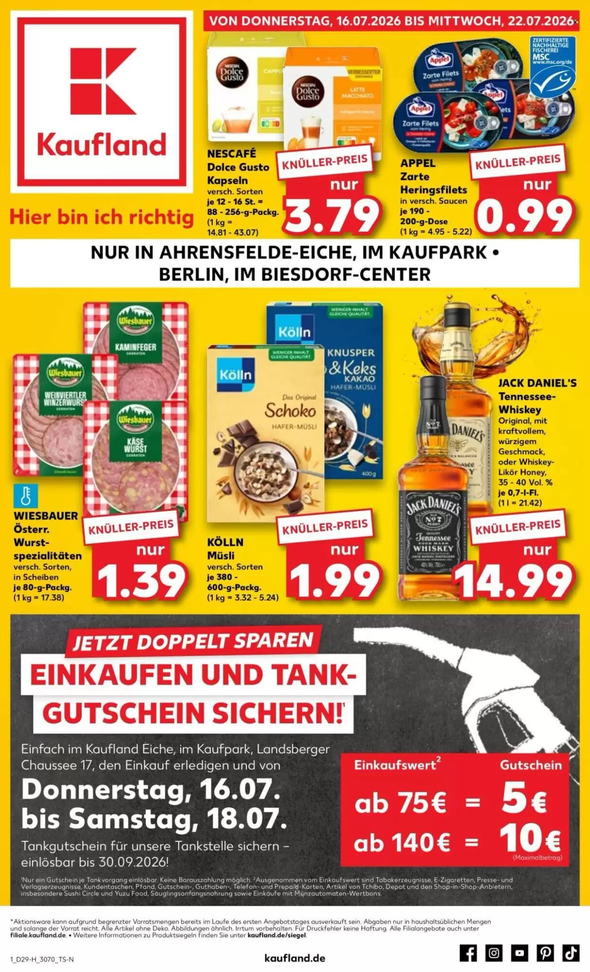 Kaufland Prospekt (ab 16.07.2026) zum Blättern - Seite 1