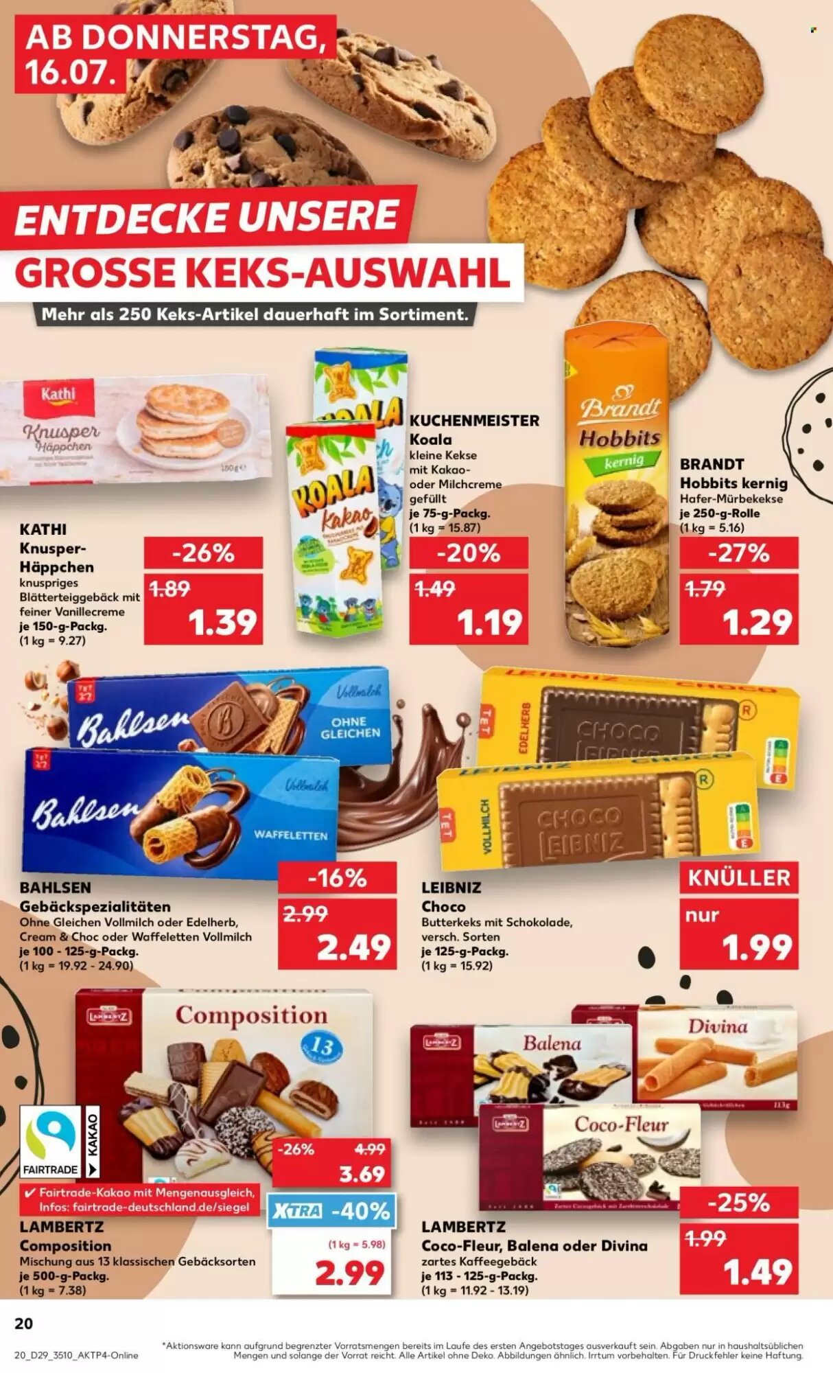 Kaufland Prospekt (ab 16.07.2026) zum Blättern - Seite 20