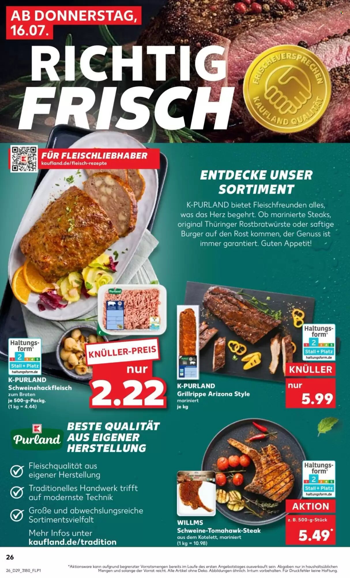 Kaufland Prospekt (ab 16.07.2026) zum Blättern - Seite 26