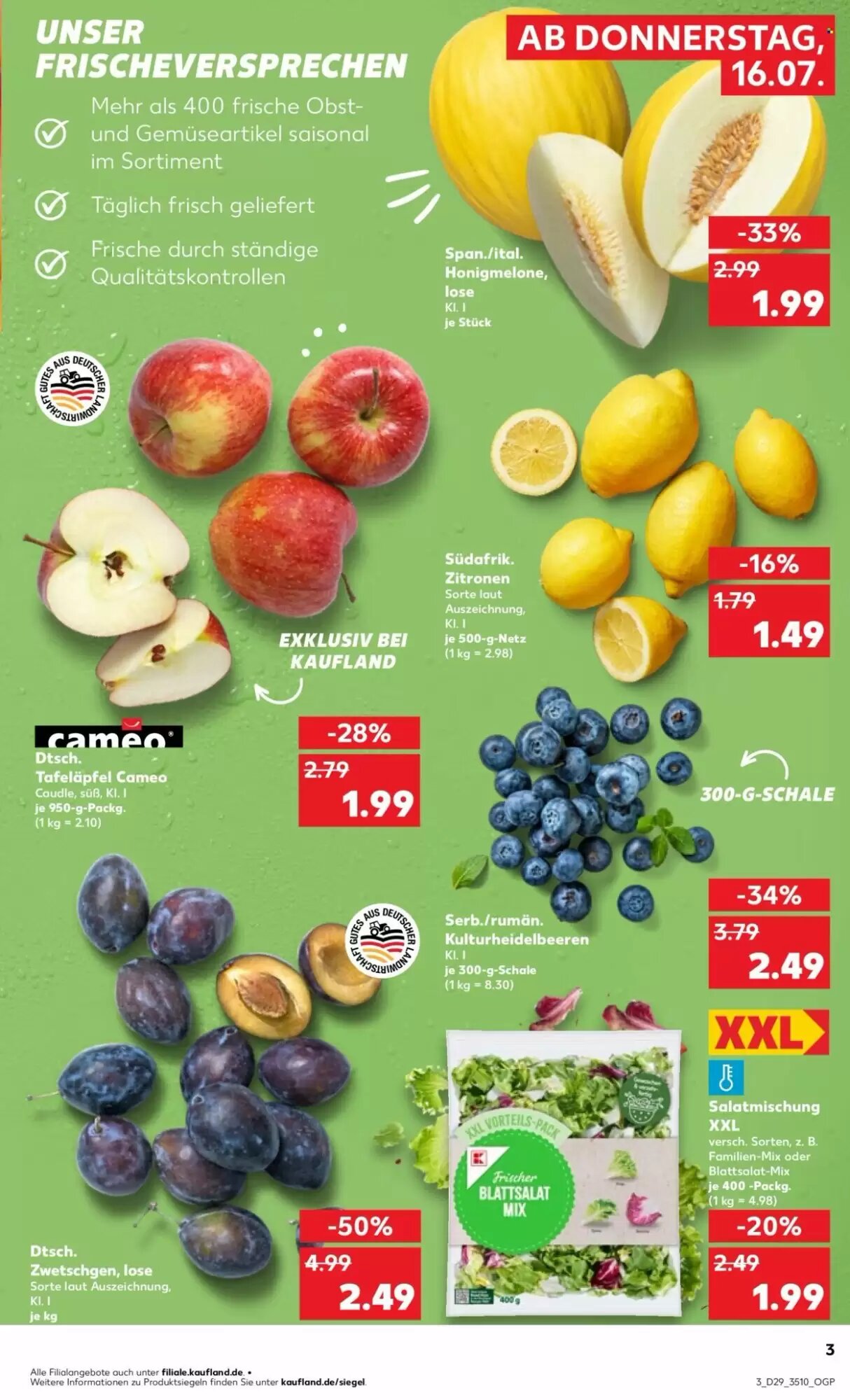 Kaufland Prospekt (ab 16.07.2026) zum Blättern - Seite 3