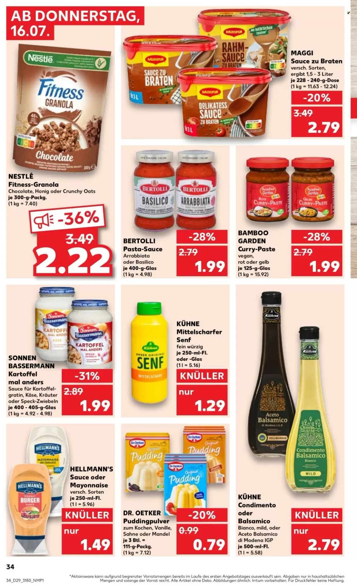 Kaufland Prospekt (ab 16.07.2026) zum Blättern - Seite 34