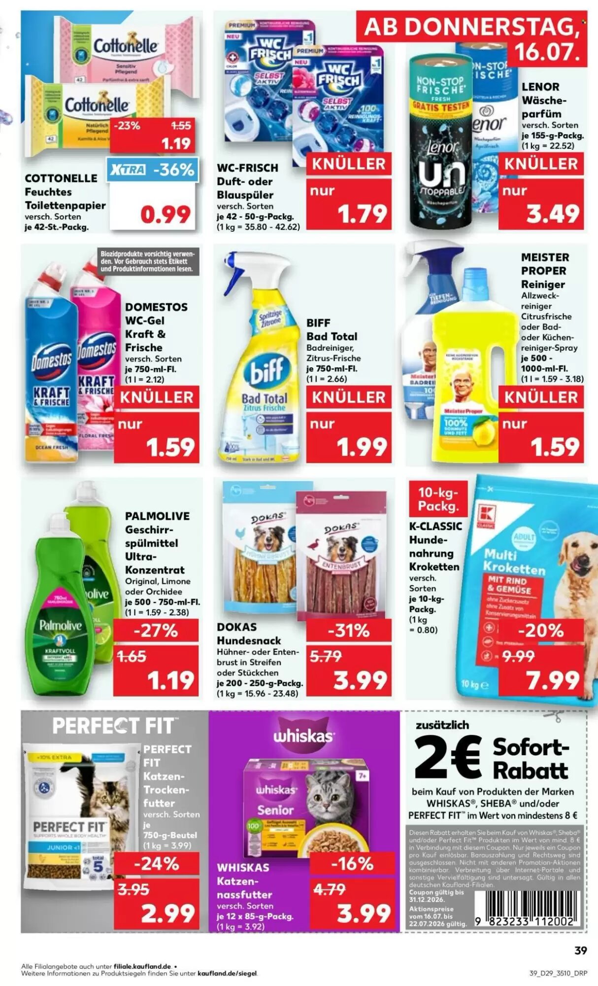 Kaufland Prospekt (ab 16.07.2026) zum Blättern - Seite 39
