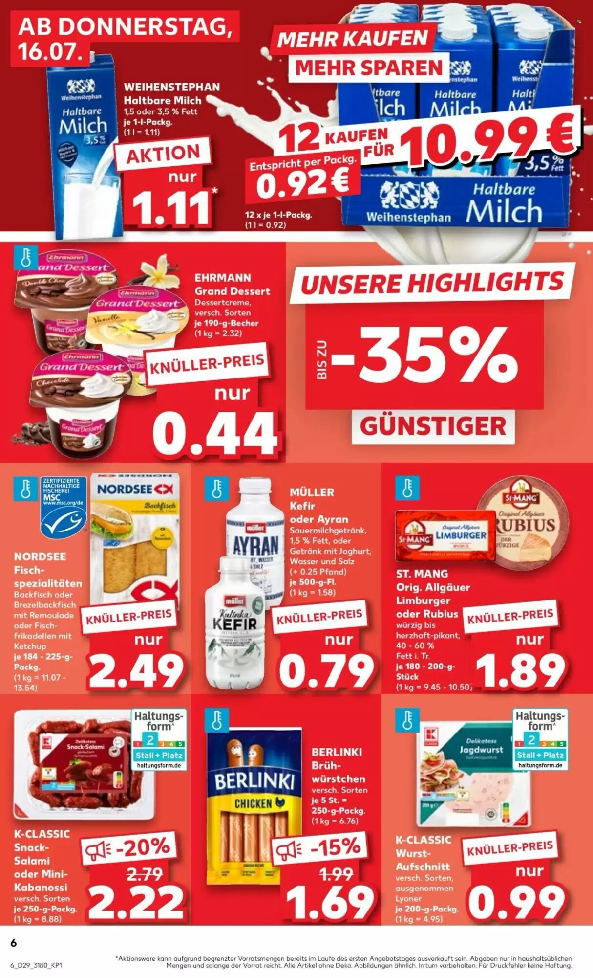 Kaufland Prospekt (ab 16.07.2026) zum Blättern - Seite 6
