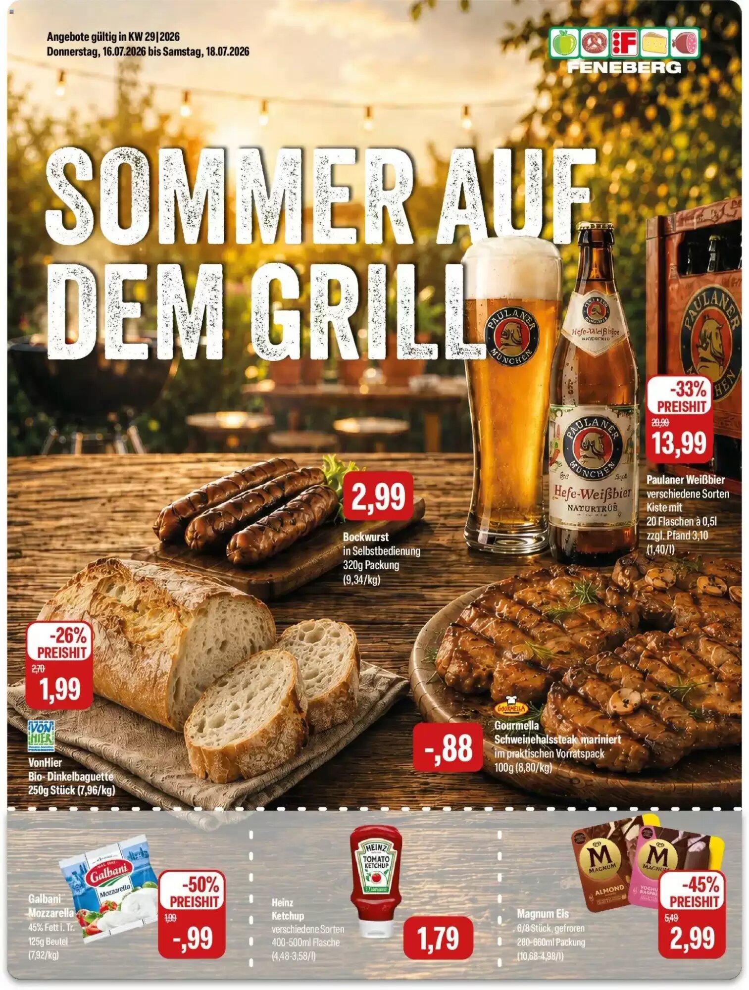 Feneberg Prospekt (ab 16.07.2026) zum Blättern - Seite 1