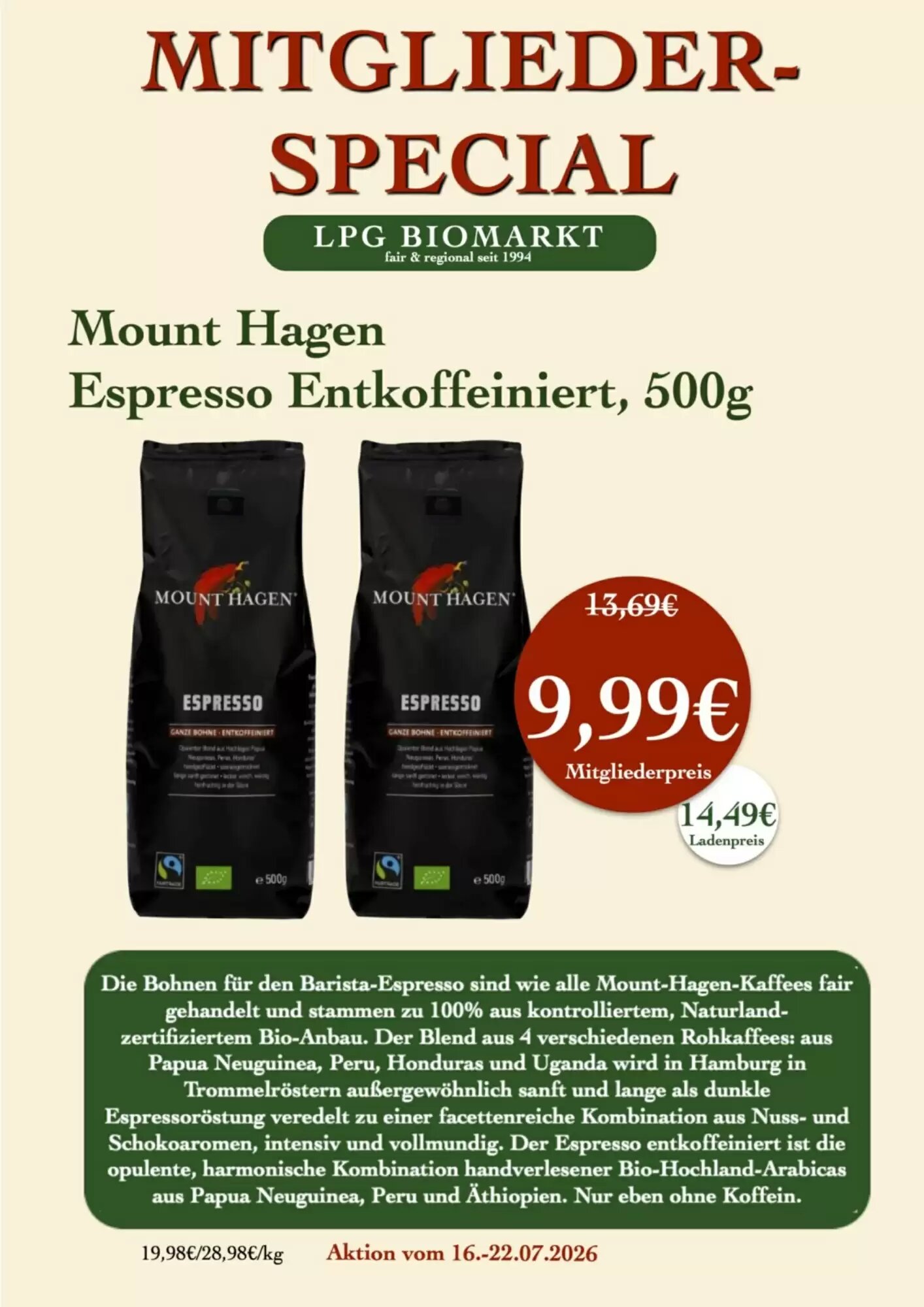 LPG Biomarkt Prospekt (ab 16.07.2026) zum Blättern - Seite 11