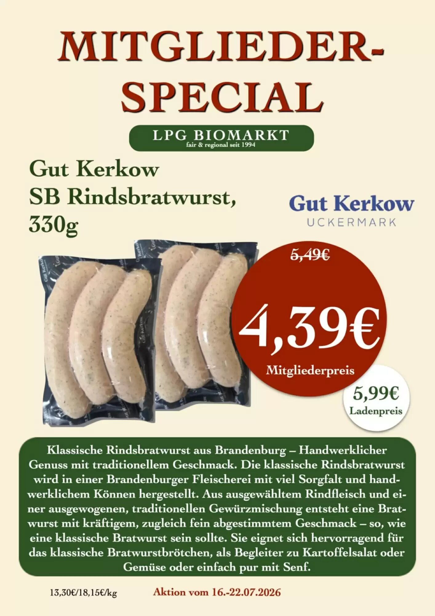 LPG Biomarkt Prospekt (ab 16.07.2026) zum Blättern - Seite 13