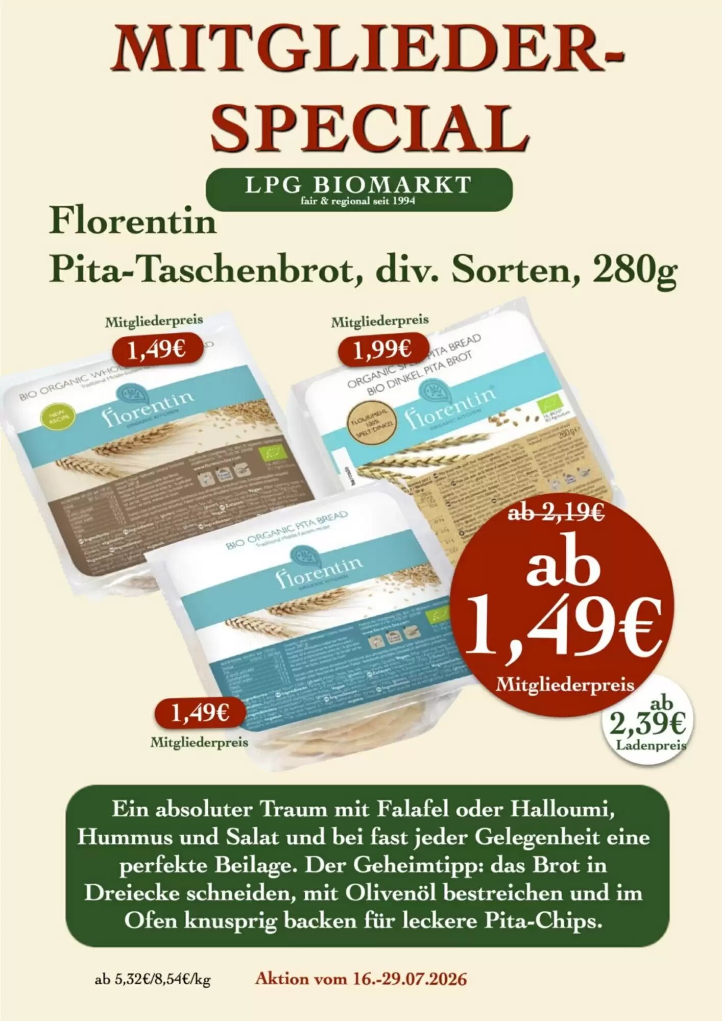 LPG Biomarkt Prospekt (ab 16.07.2026) zum Blättern - Seite 14