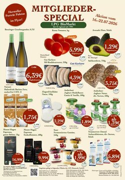 LPG Biomarkt Prospekt (ab 16.07.2026) zum Blättern