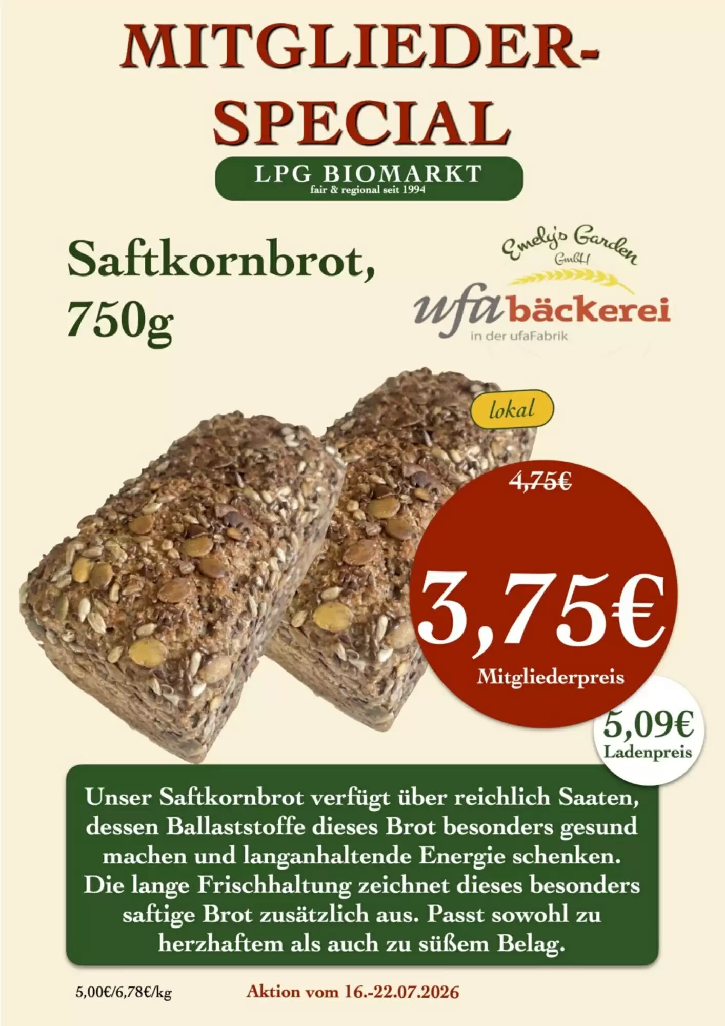LPG Biomarkt Prospekt (ab 16.07.2026) zum Blättern - Seite 8