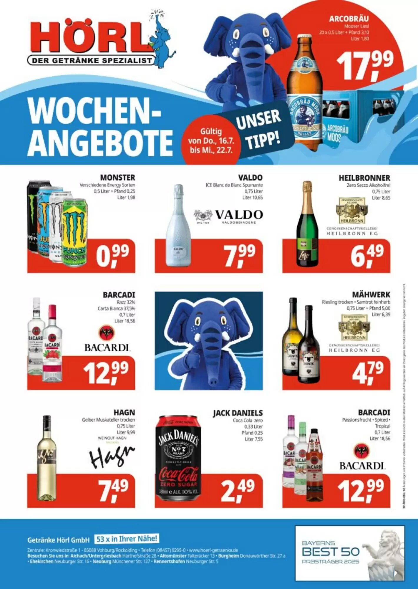 Hörl Getränke Prospekt (ab 16.07.2026) zum Blättern - Seite 2