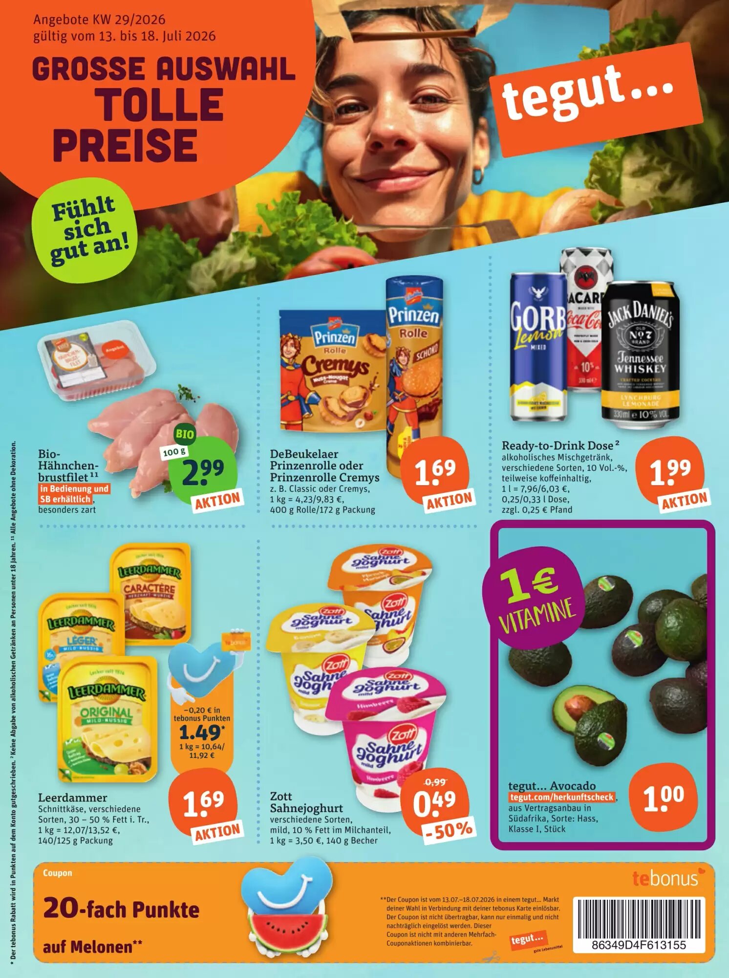 tegut Prospekt (ab 17.07.2026) zum Blättern - Seite 3