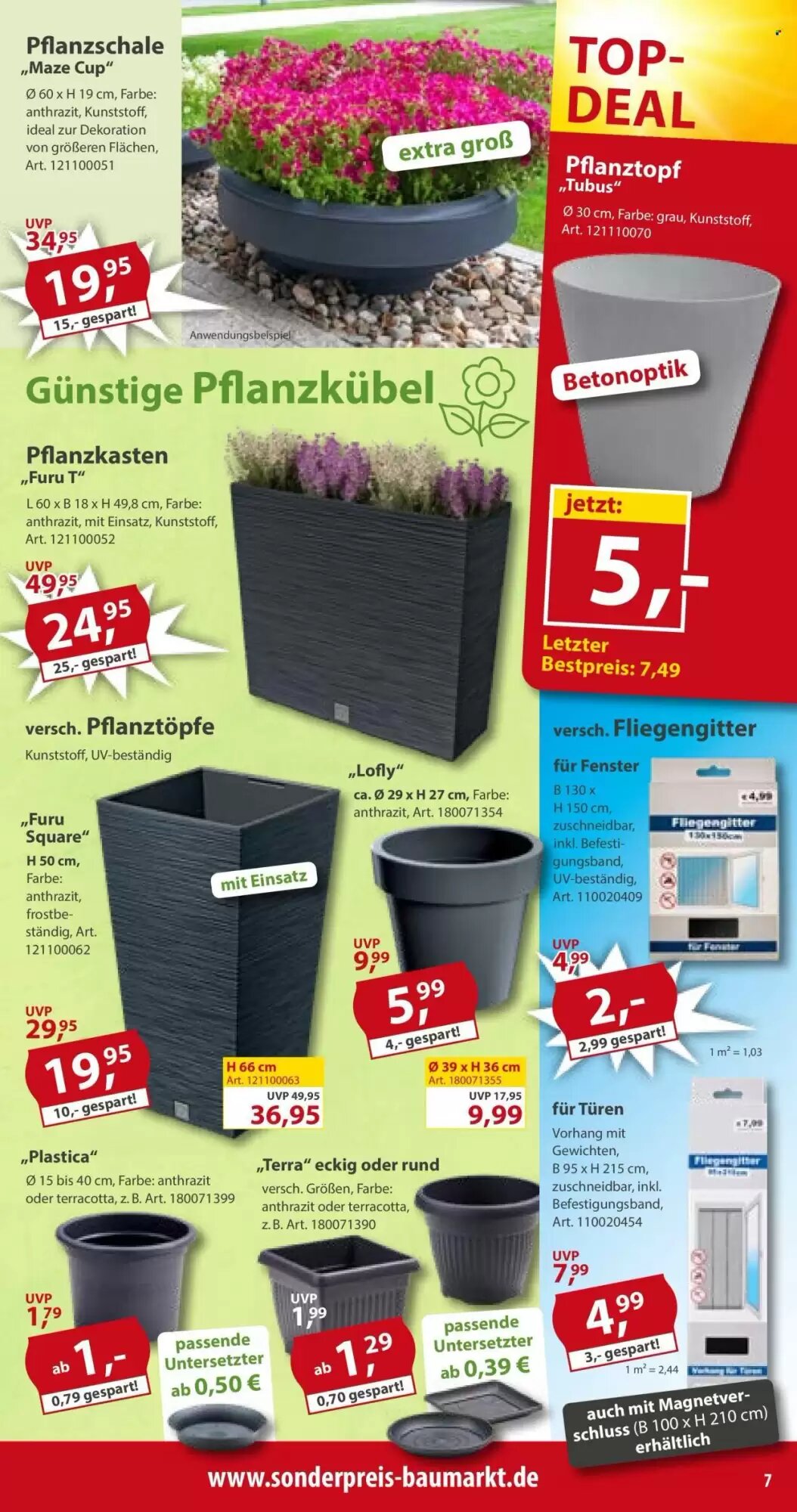 Sonderpreis Baumarkt Prospekt (ab 18.07.2026) zum Blättern - Seite 7