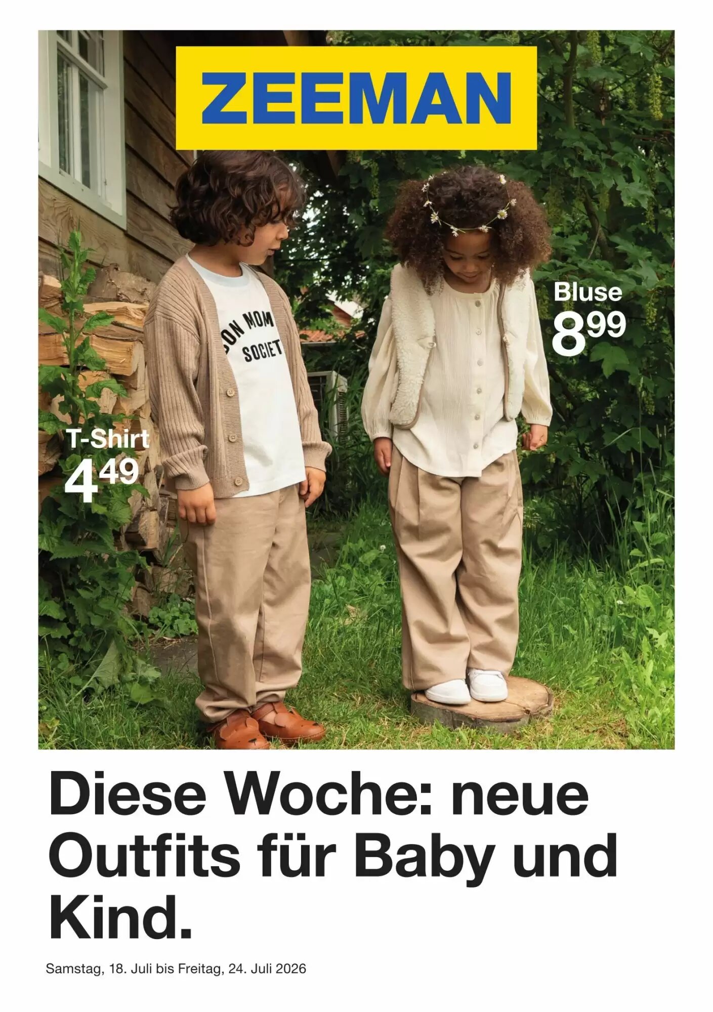 Zeeman Prospekt (ab 18.07.2026) zum Blättern - Seite 1