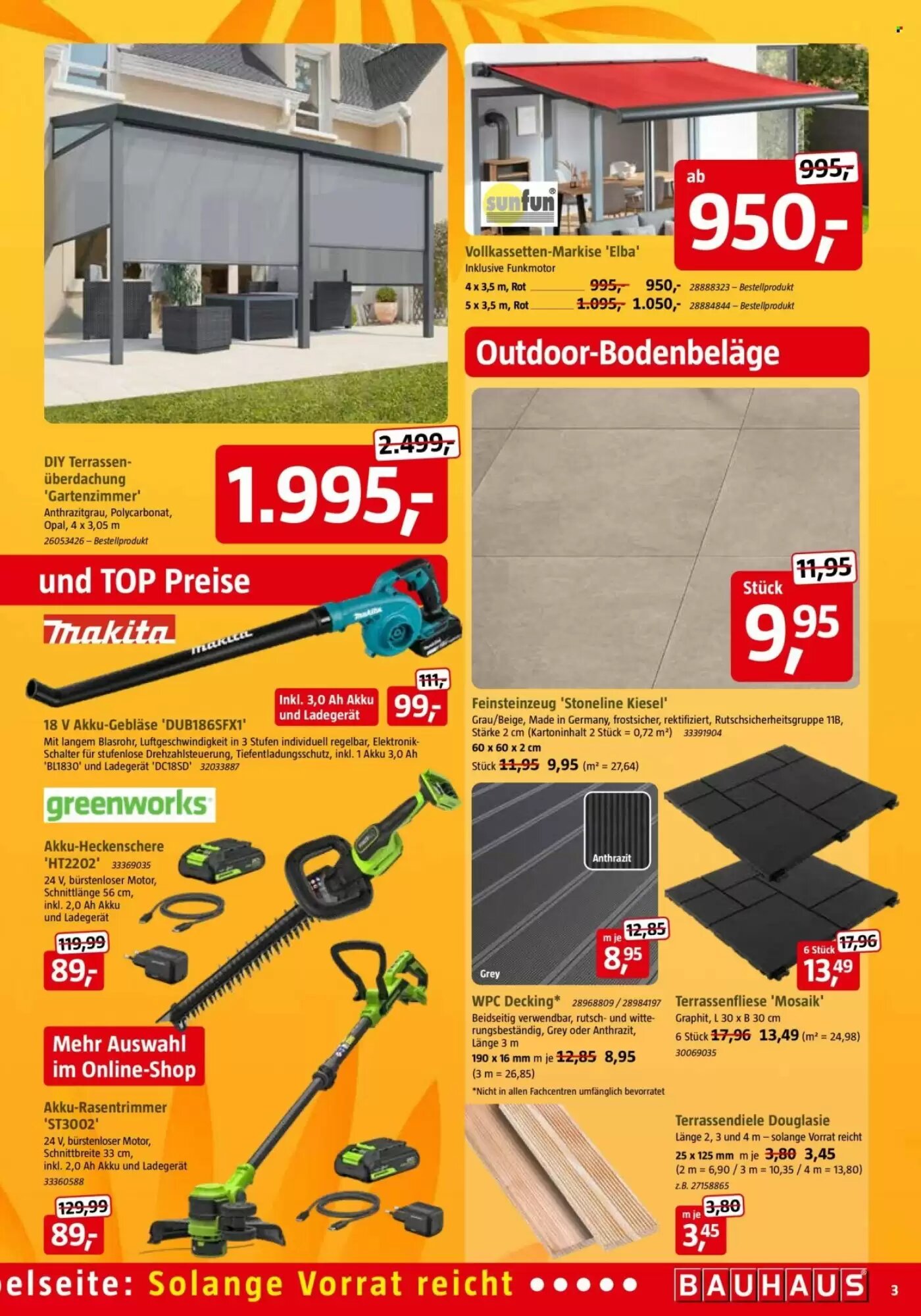 Bauhaus Prospekt (ab 18.07.2026) zum Blättern - Seite 3