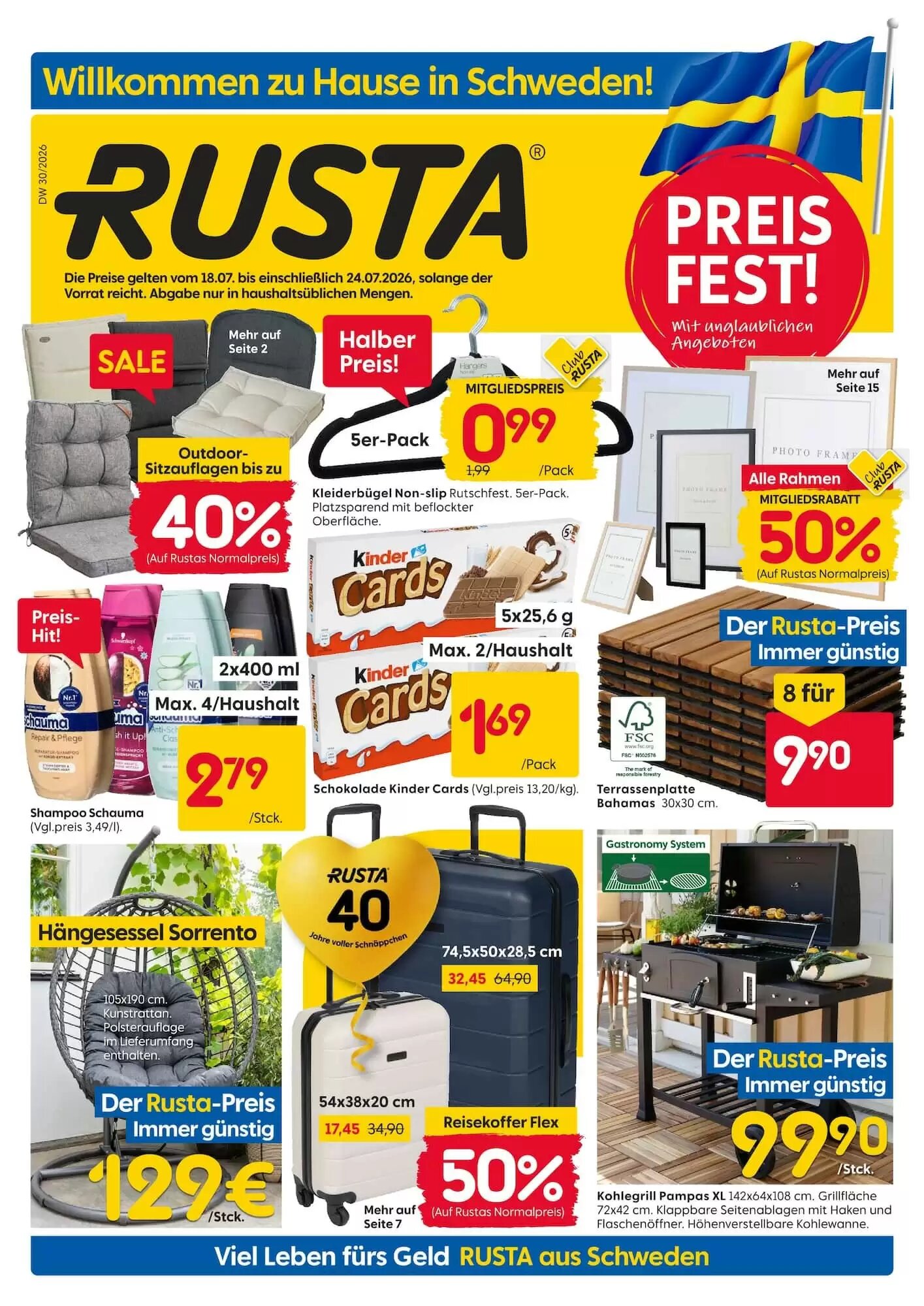 Rusta Prospekt (ab 18.07.2026) zum Blättern - Seite 1