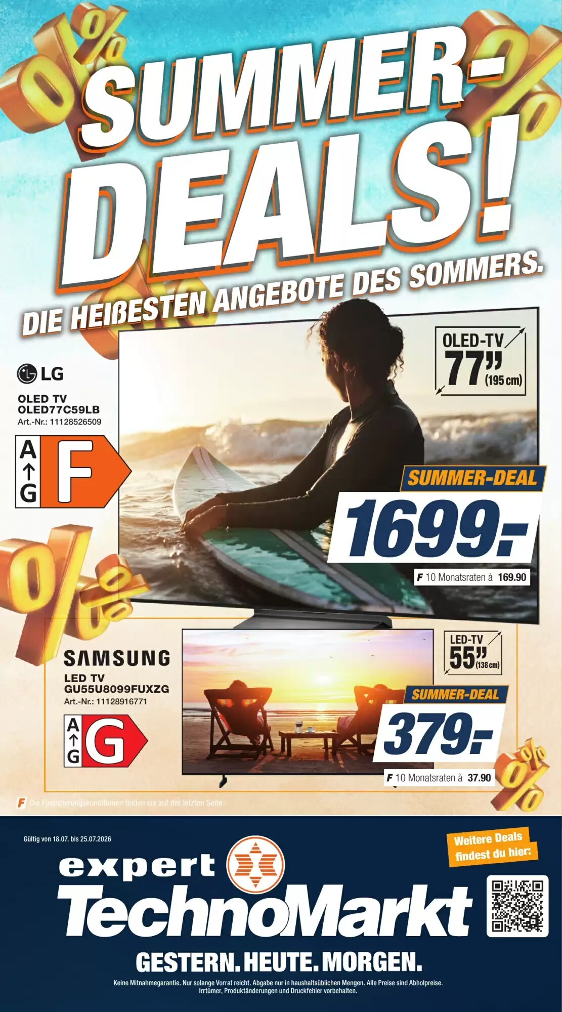 Expert Technomarkt Prospekt (ab 18.07.2026) zum Blättern - Seite 1