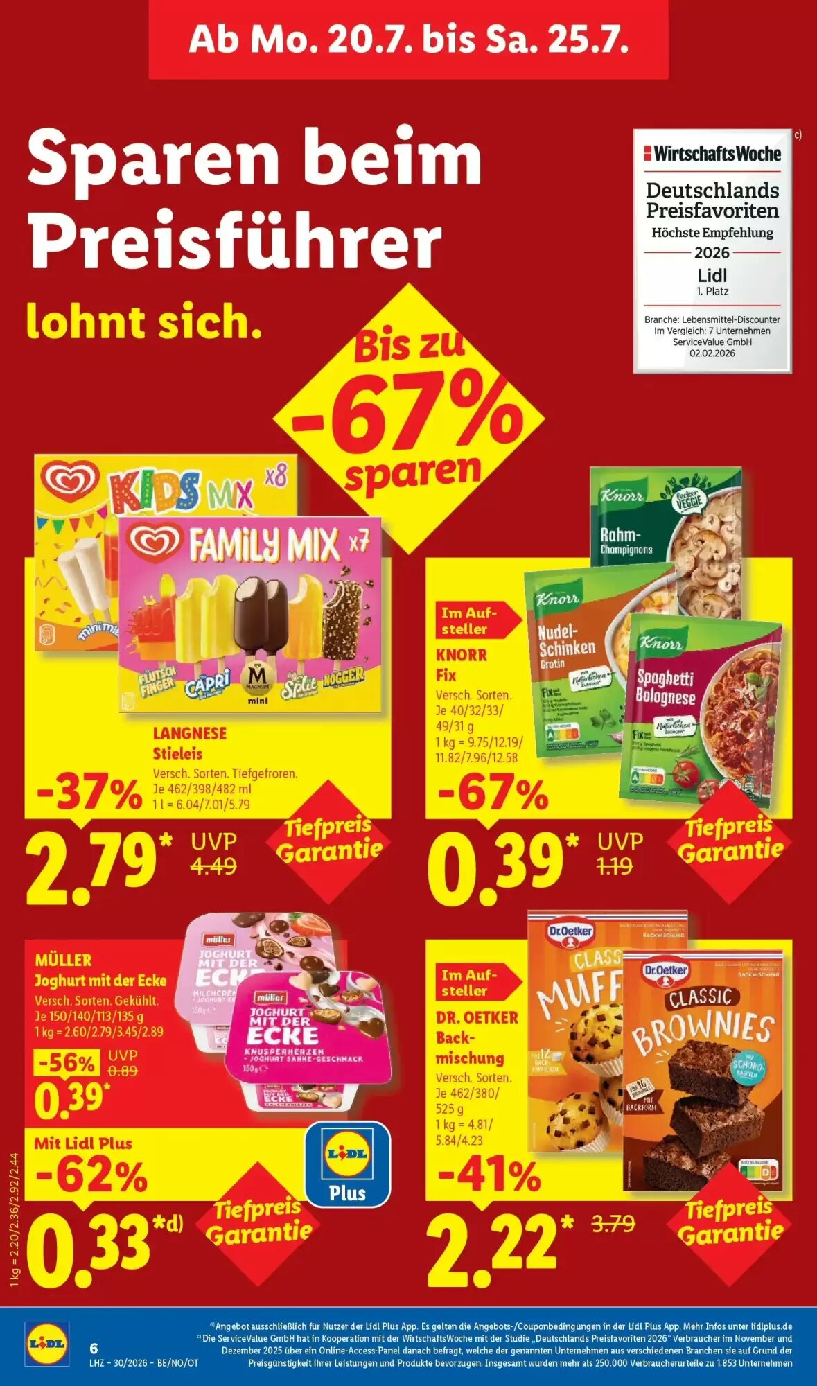 Lidl Prospekt (ab 19.07.2026) zum Blättern - Seite 14