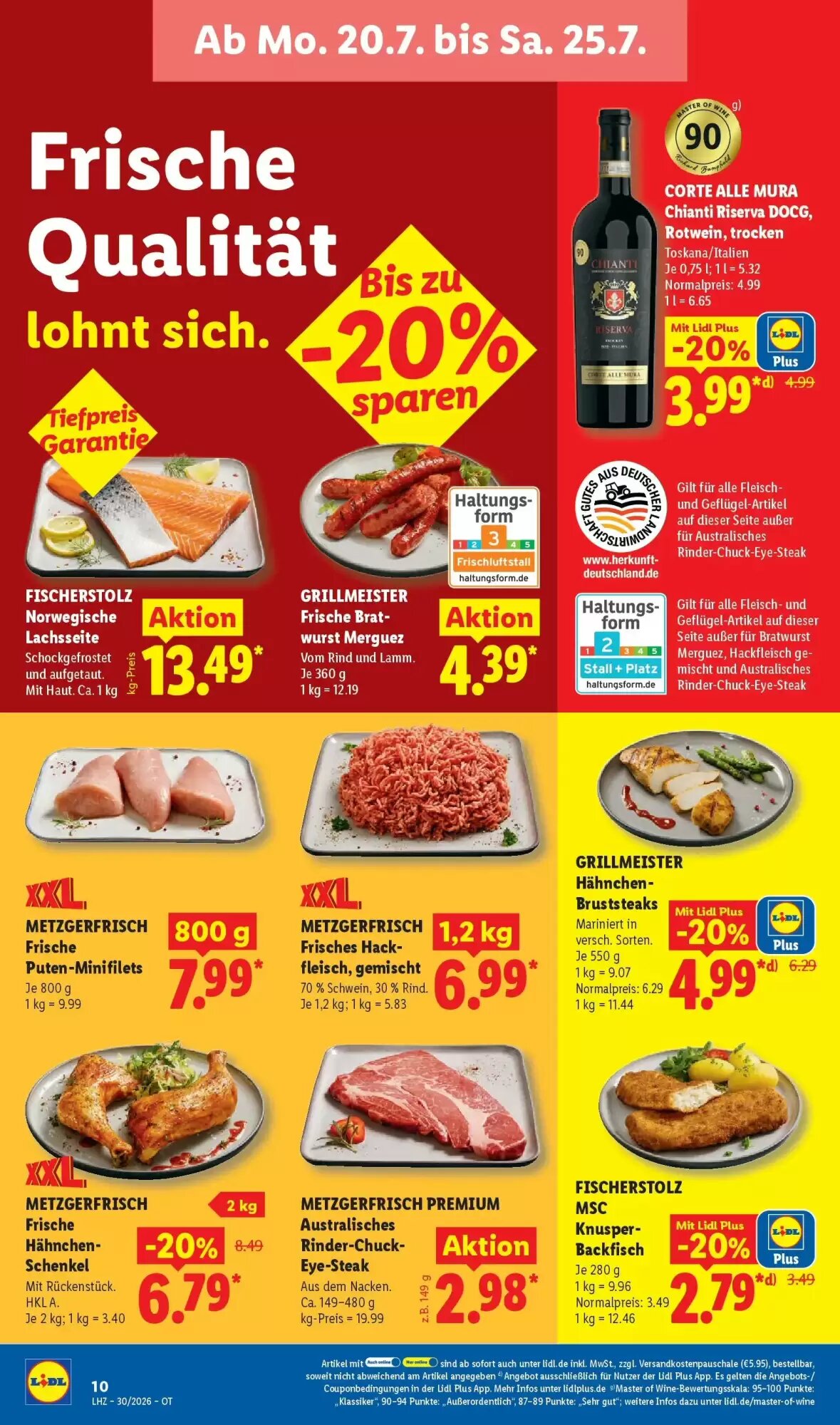 Lidl Prospekt (ab 19.07.2026) zum Blättern - Seite 20