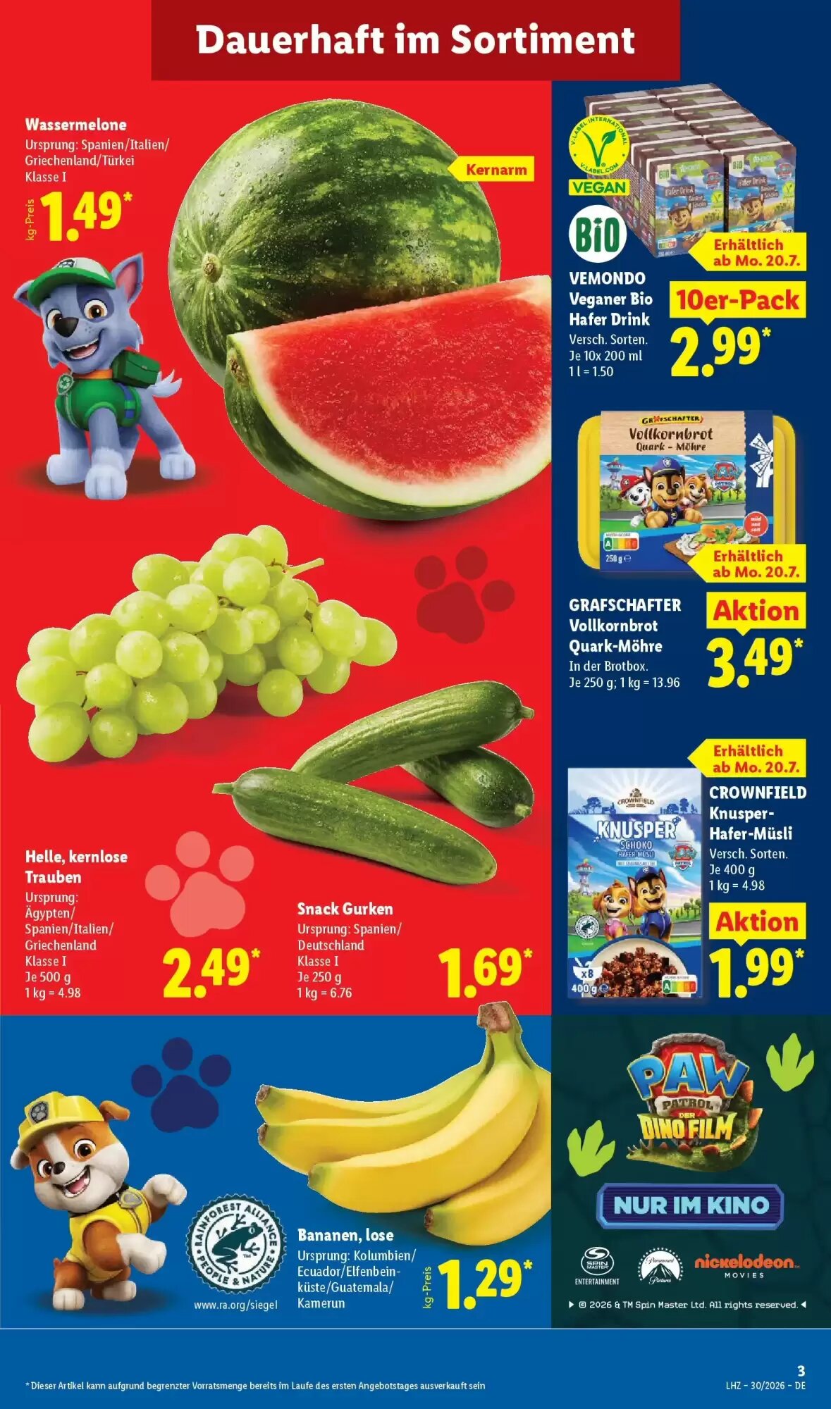 Lidl Prospekt (ab 19.07.2026) zum Blättern - Seite 3