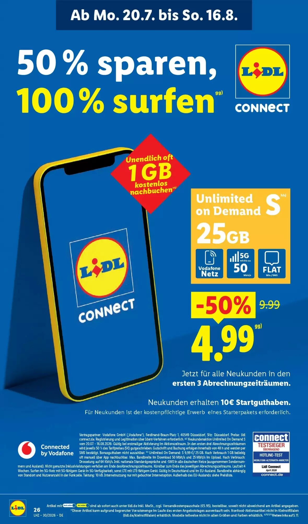 Lidl Prospekt (ab 19.07.2026) zum Blättern - Seite 30