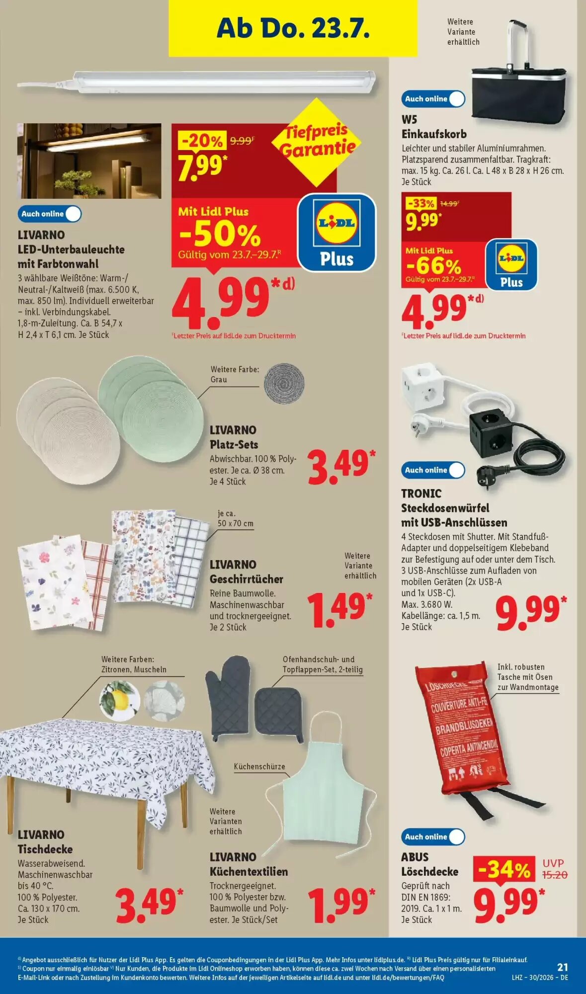 Lidl Prospekt (ab 19.07.2026) zum Blättern - Seite 45