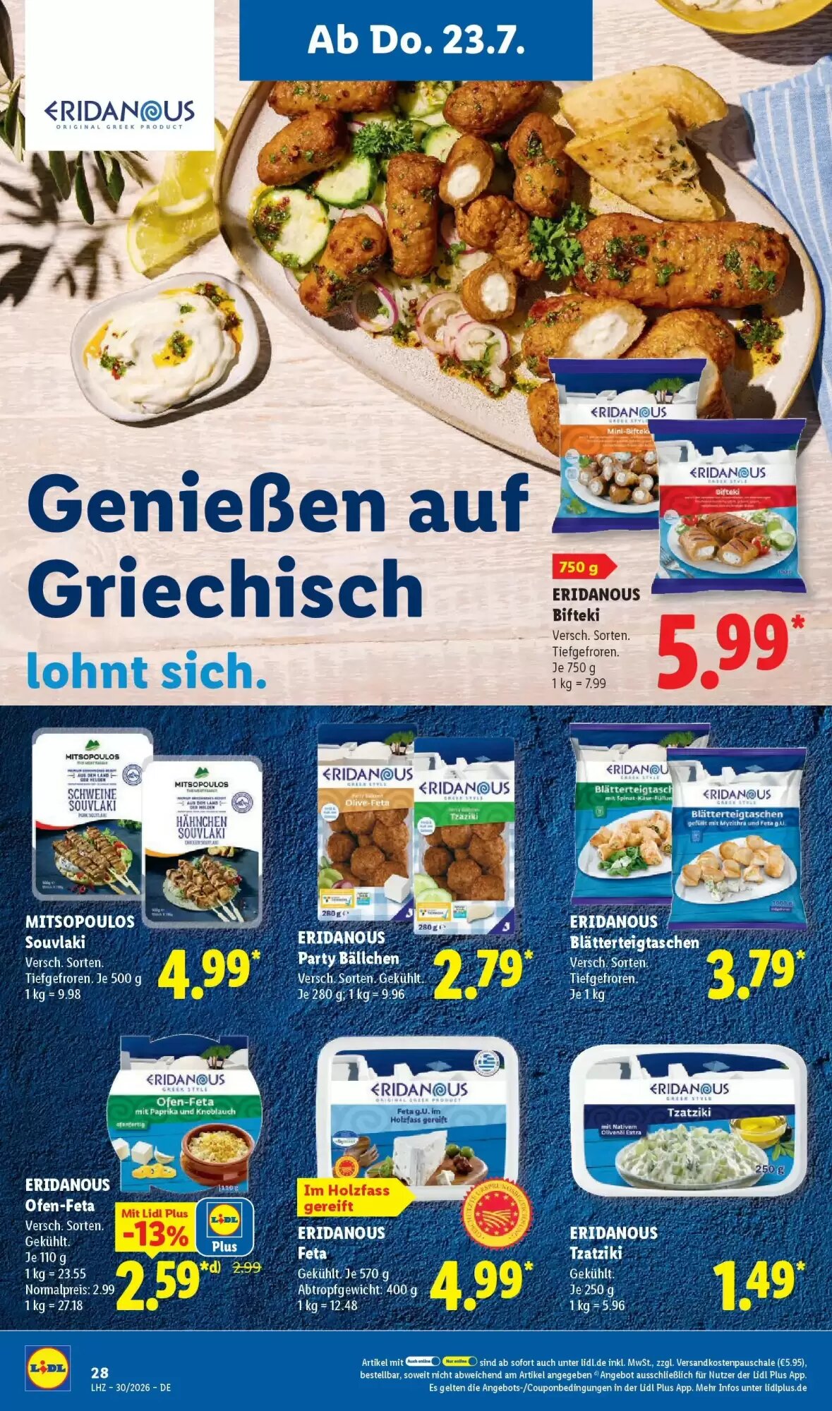 Lidl Prospekt (ab 19.07.2026) zum Blättern - Seite 54