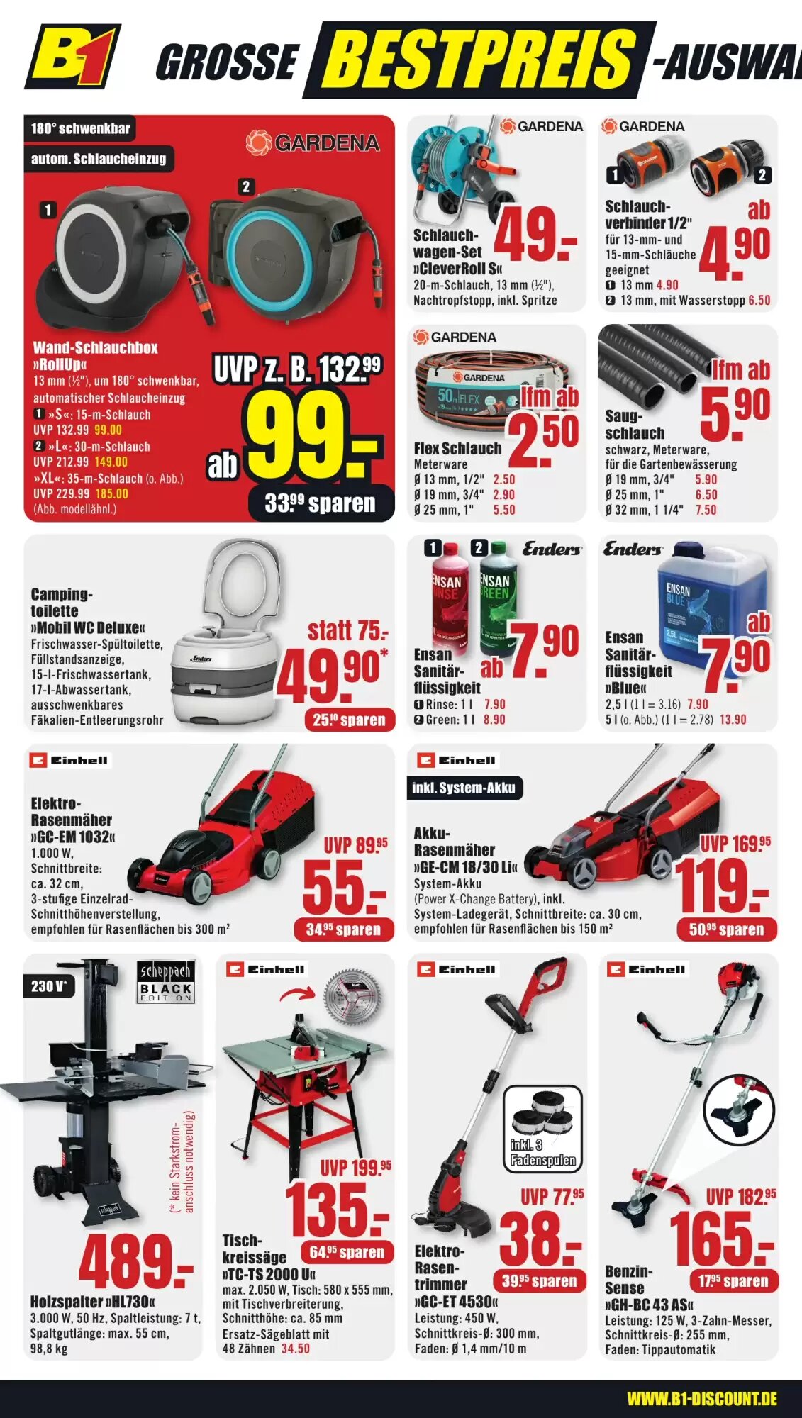 B1 Discount Baumarkt Prospekt (ab 19.07.2026) zum Blättern - Seite 4